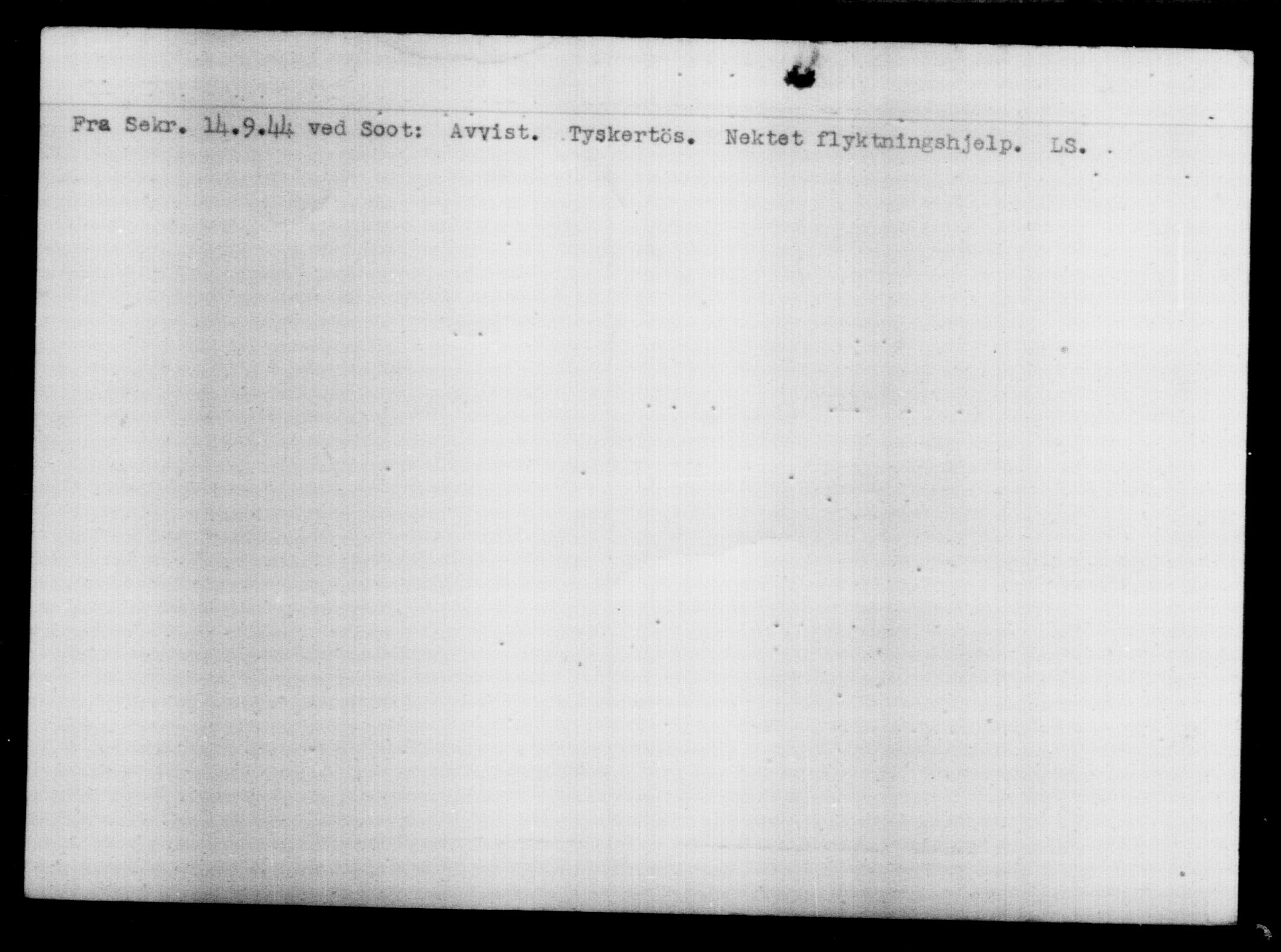 Utenriksstasjonene, Legasjonen i Stockholm, Flyktningkontoret, AV/RA-S-6753/V/Va/L0013: Kjesäterkartoteket, flyktninger med registreringsnr. 31500-34731, 1940-1945, p. 233