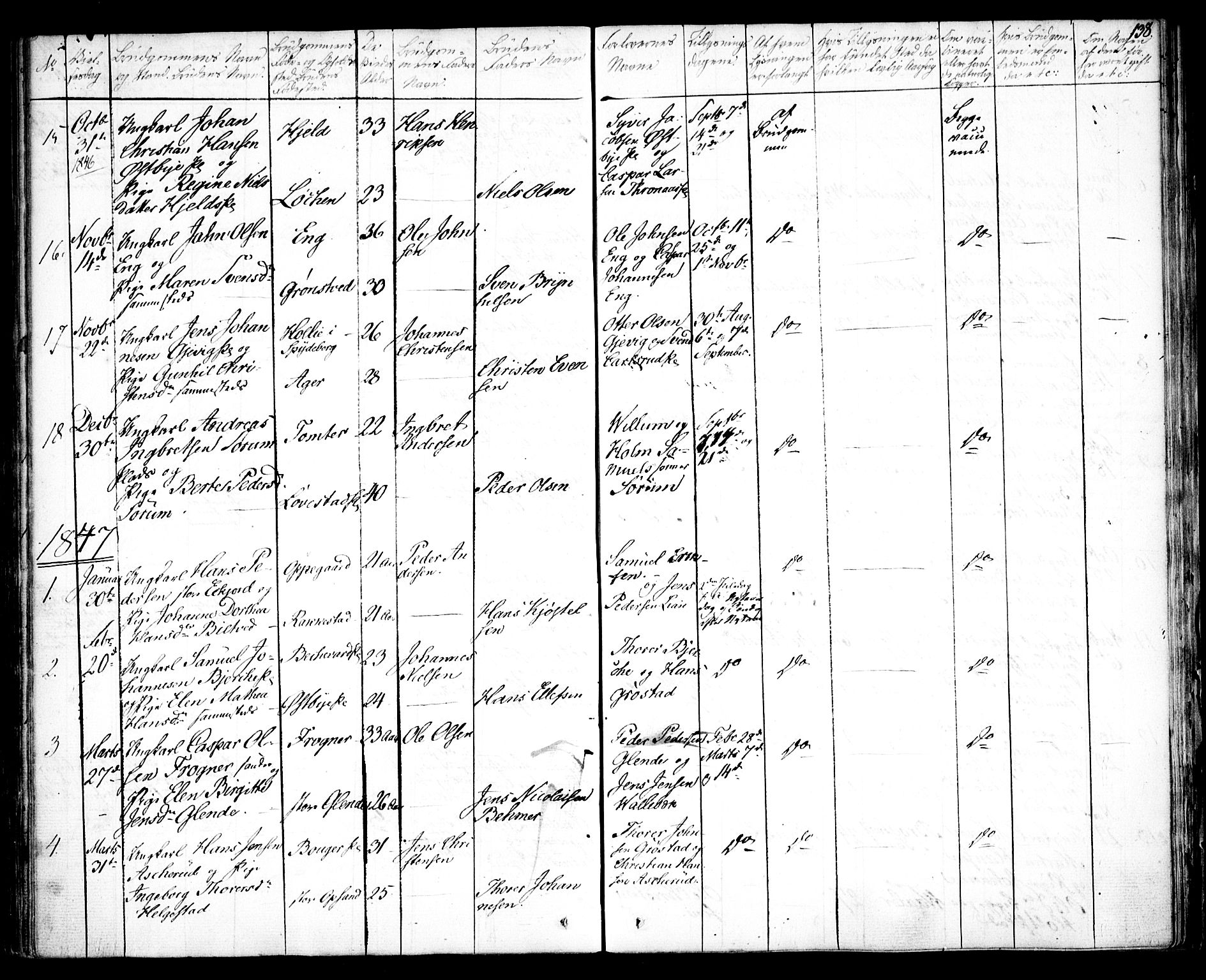 Kråkstad prestekontor Kirkebøker, AV/SAO-A-10125a/F/Fa/L0005: Parish register (official) no. I 5, 1837-1847, p. 138