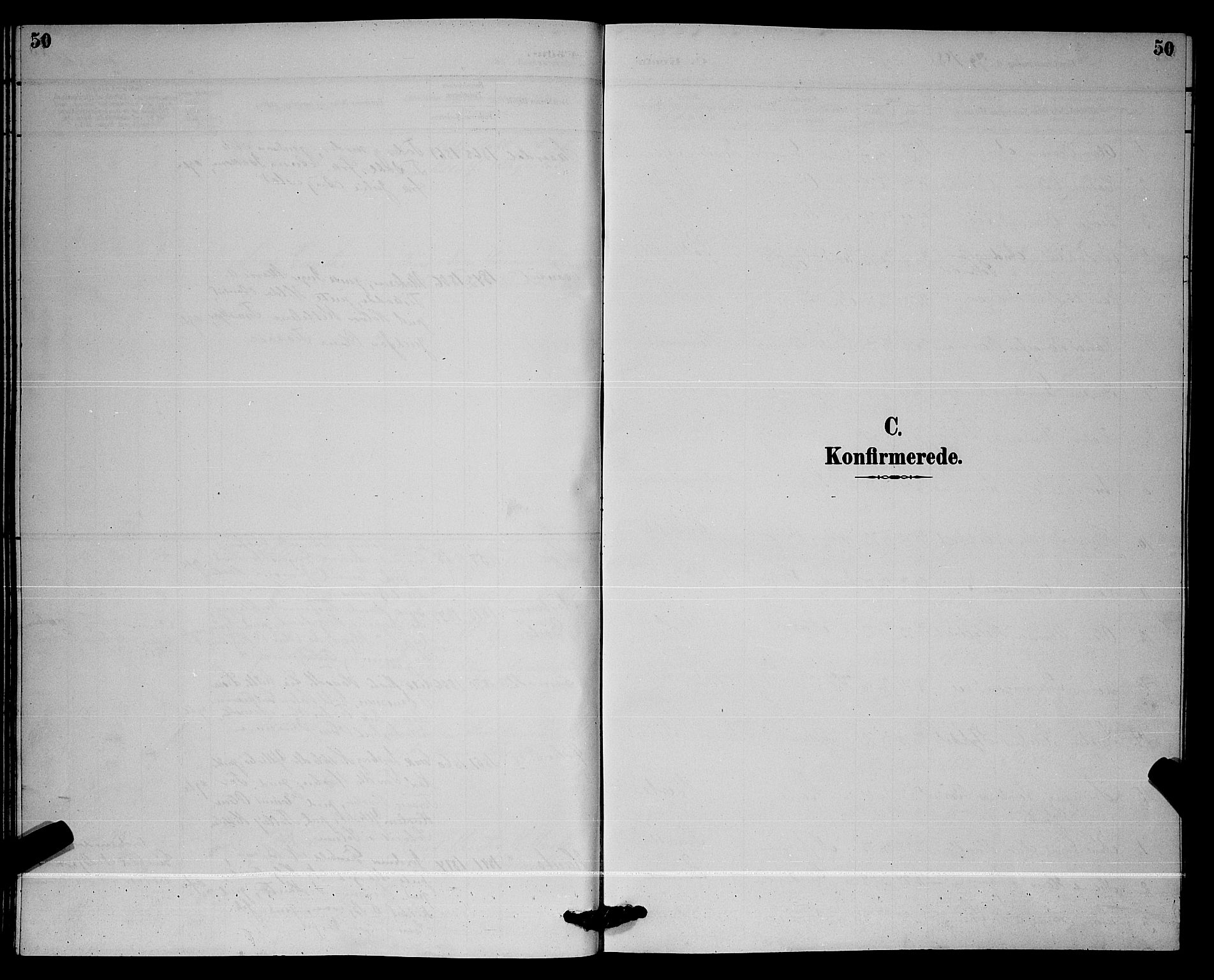 Lunde kirkebøker, SAKO/A-282/G/Ga/L0002: Parish register (copy) no. I 2, 1887-1896, p. 50