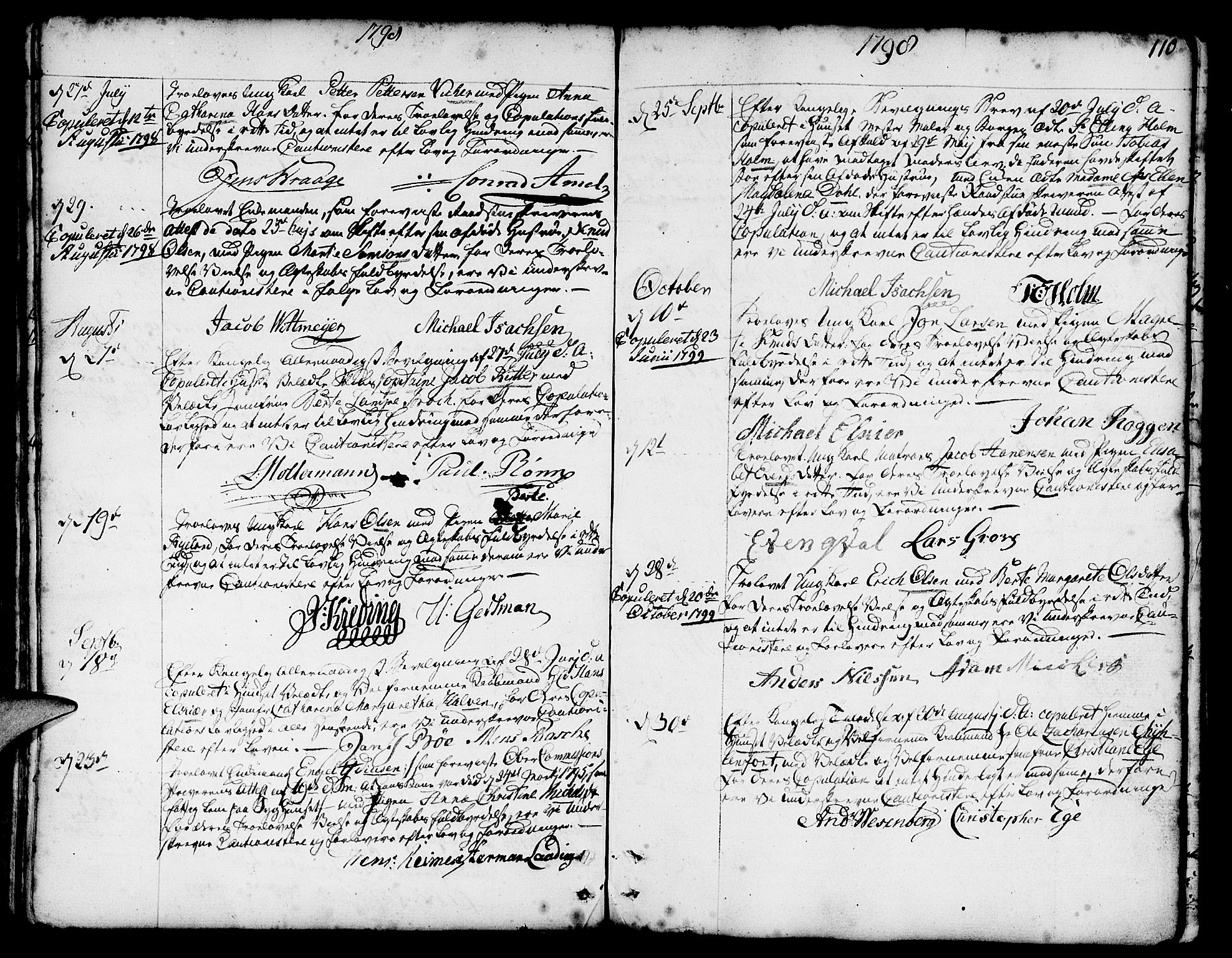 Nykirken Sokneprestembete, SAB/A-77101/H/Haa/L0008: Parish register (official) no. A 8, 1776-1814, p. 110
