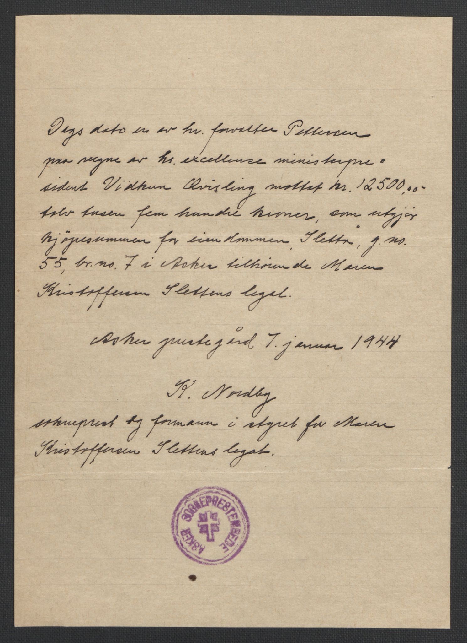 Landssvikarkivet, Oslo politikammer, AV/RA-S-3138-01/D/Da/L0003: Dnr. 29, 1945, p. 1223