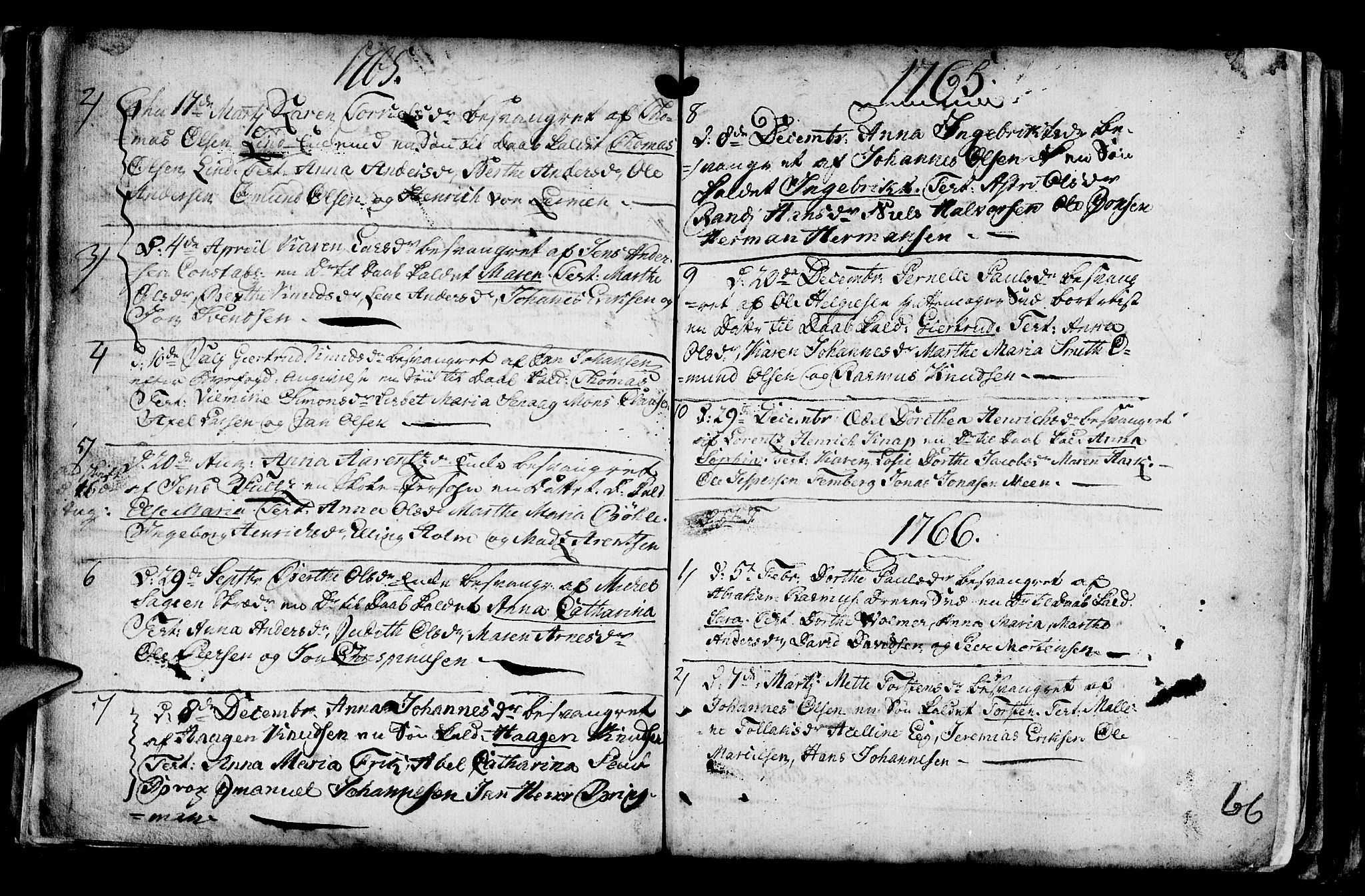 Nykirken Sokneprestembete, SAB/A-77101/H/Haa/L0001: Parish register (official) no. A 1, 1668-1820, p. 66