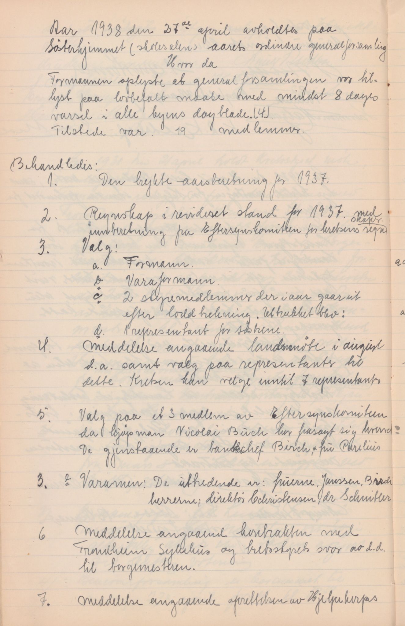 Trondheim Røde Kors, TRKO/PA-1204/A/Aa/L0002: Møtebok, 1929-1942, p. 136