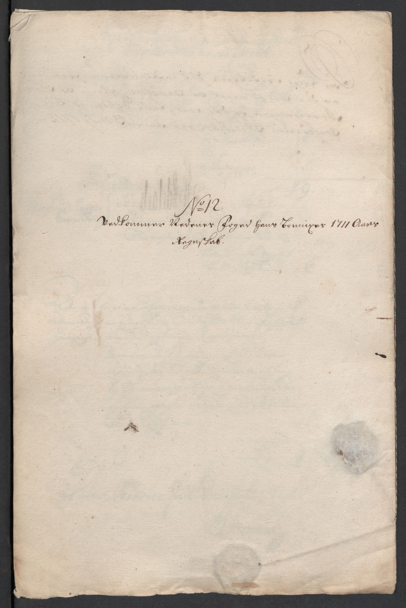 Rentekammeret inntil 1814, Reviderte regnskaper, Fogderegnskap, AV/RA-EA-4092/R39/L2319: Fogderegnskap Nedenes, 1710-1711, p. 298