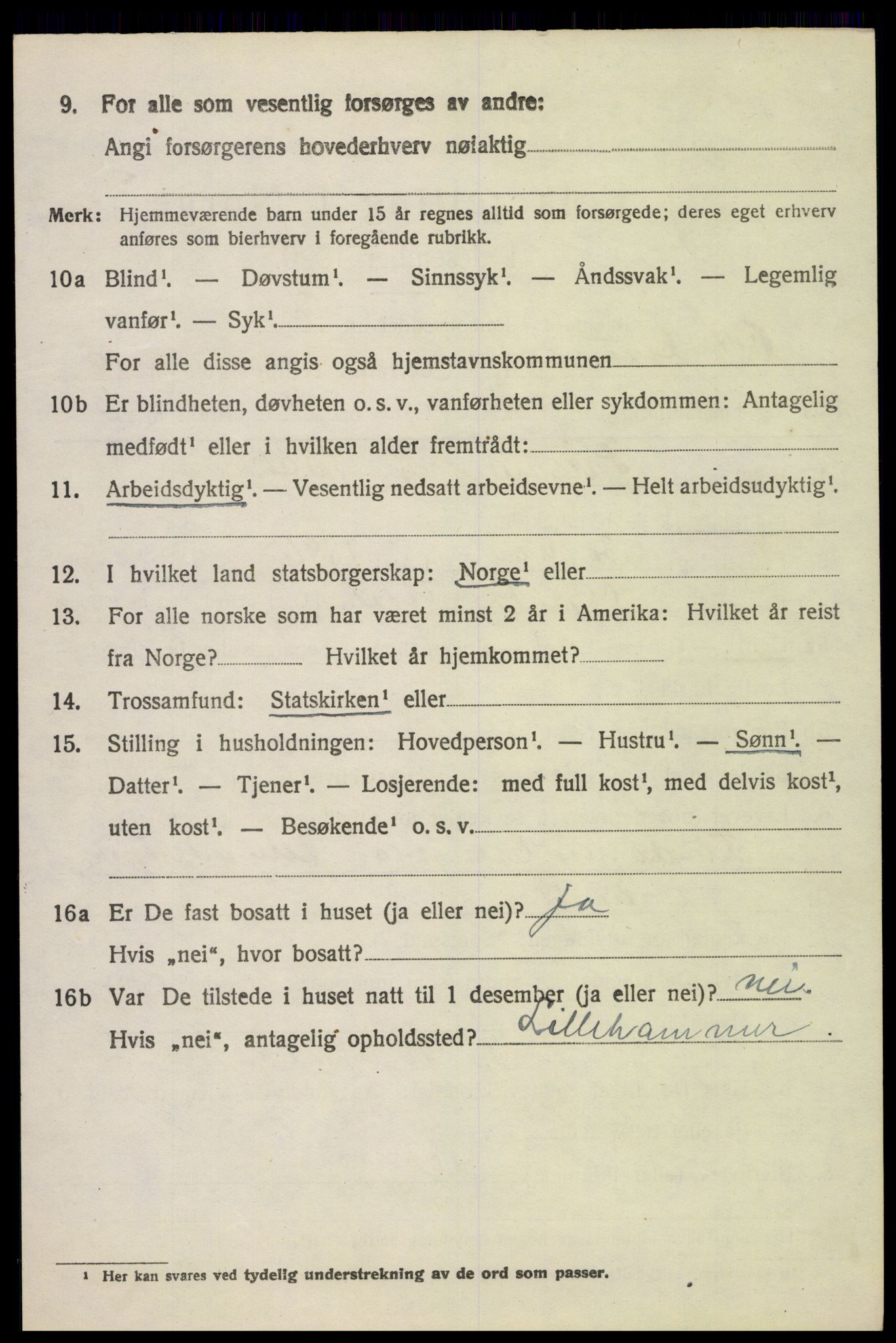 SAH, 1920 census for Østre Gausdal, 1920, p. 5817