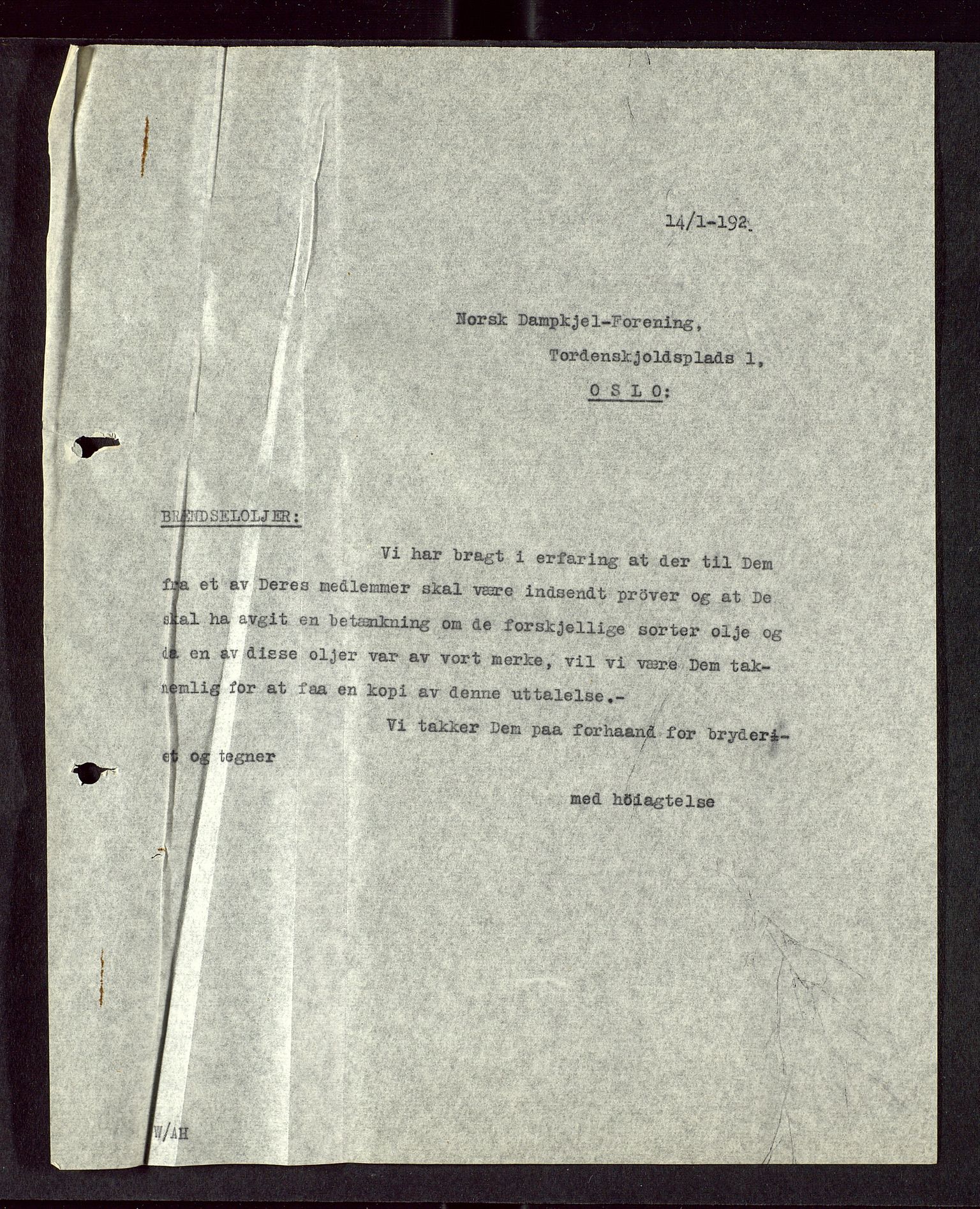 Pa 1521 - A/S Norske Shell, SAST/A-101915/E/Ea/Eaa/L0018: Sjefskorrespondanse, 1929, p. 307