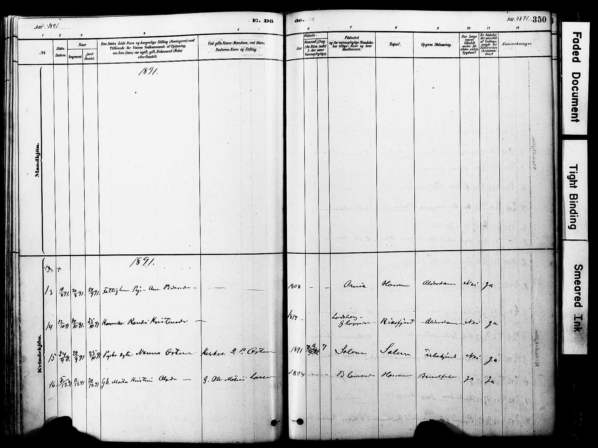 Ministerialprotokoller, klokkerbøker og fødselsregistre - Møre og Romsdal, AV/SAT-A-1454/560/L0721: Parish register (official) no. 560A05, 1878-1917, p. 350