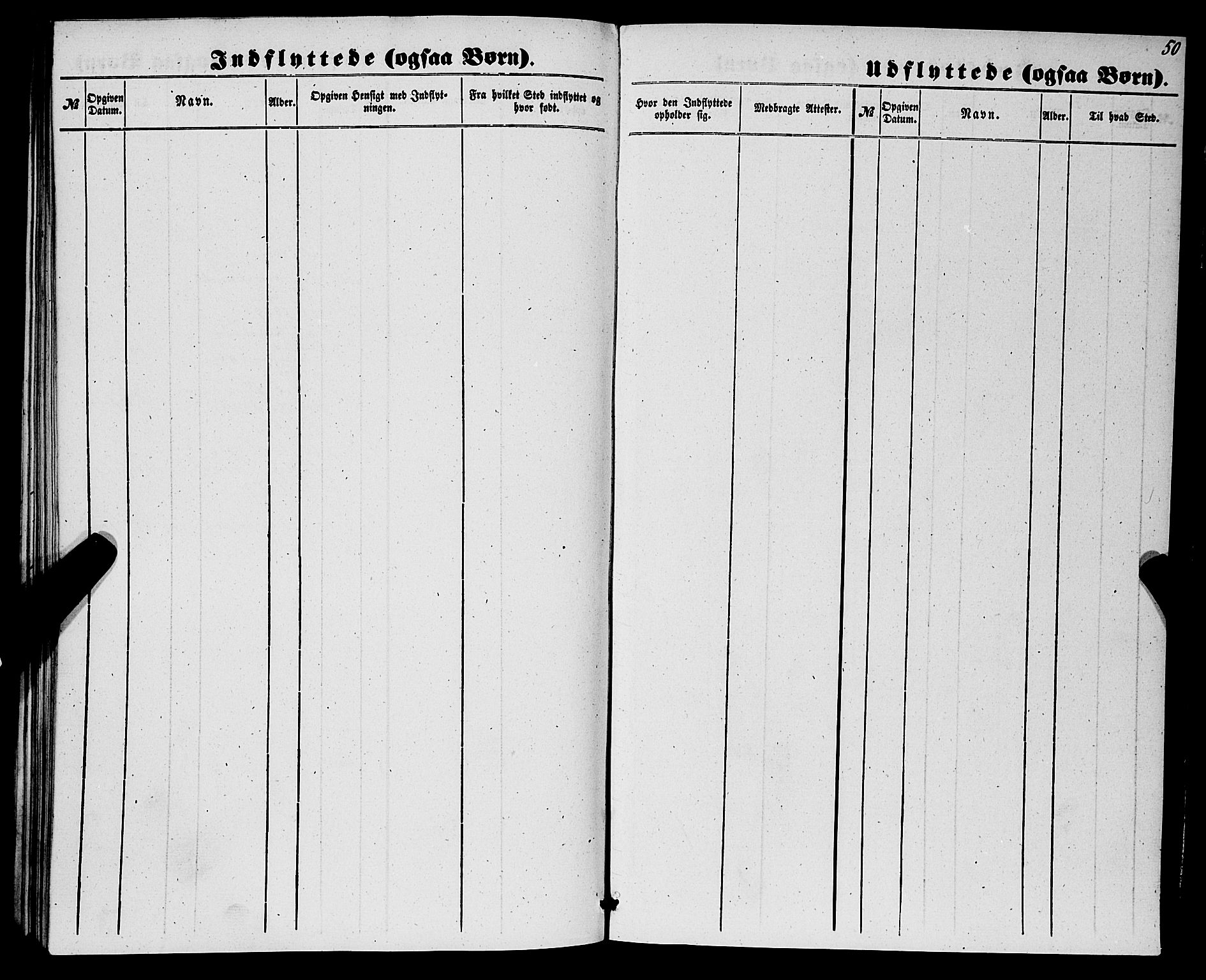 Luster sokneprestembete, AV/SAB-A-81101/H/Haa/Haaa/L0009: Parish register (official) no. A 9, 1856-1871, p. 50