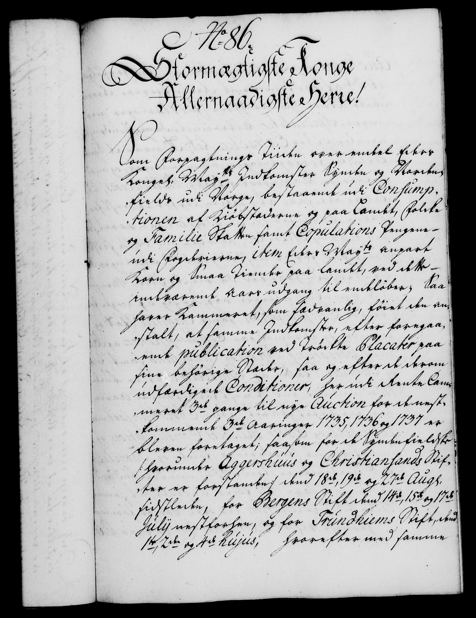 Rentekammeret, Kammerkanselliet, RA/EA-3111/G/Gf/Gfa/L0017: Norsk relasjons- og resolusjonsprotokoll (merket RK 52.17), 1734, p. 460