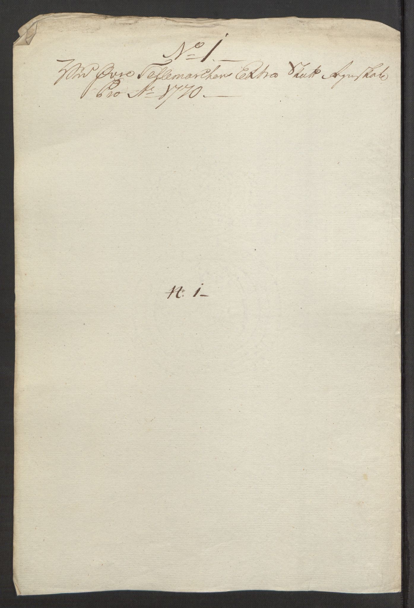 Rentekammeret inntil 1814, Reviderte regnskaper, Fogderegnskap, RA/EA-4092/R38/L2293: Ekstraskatten Øvre Telemark, 1762-1770, p. 426
