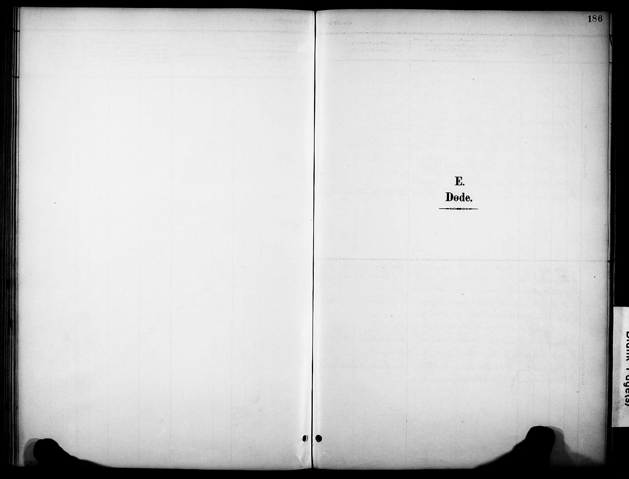 Kviteseid kirkebøker, SAKO/A-276/G/Gb/L0003: Parish register (copy) no. II 3, 1893-1933, p. 186
