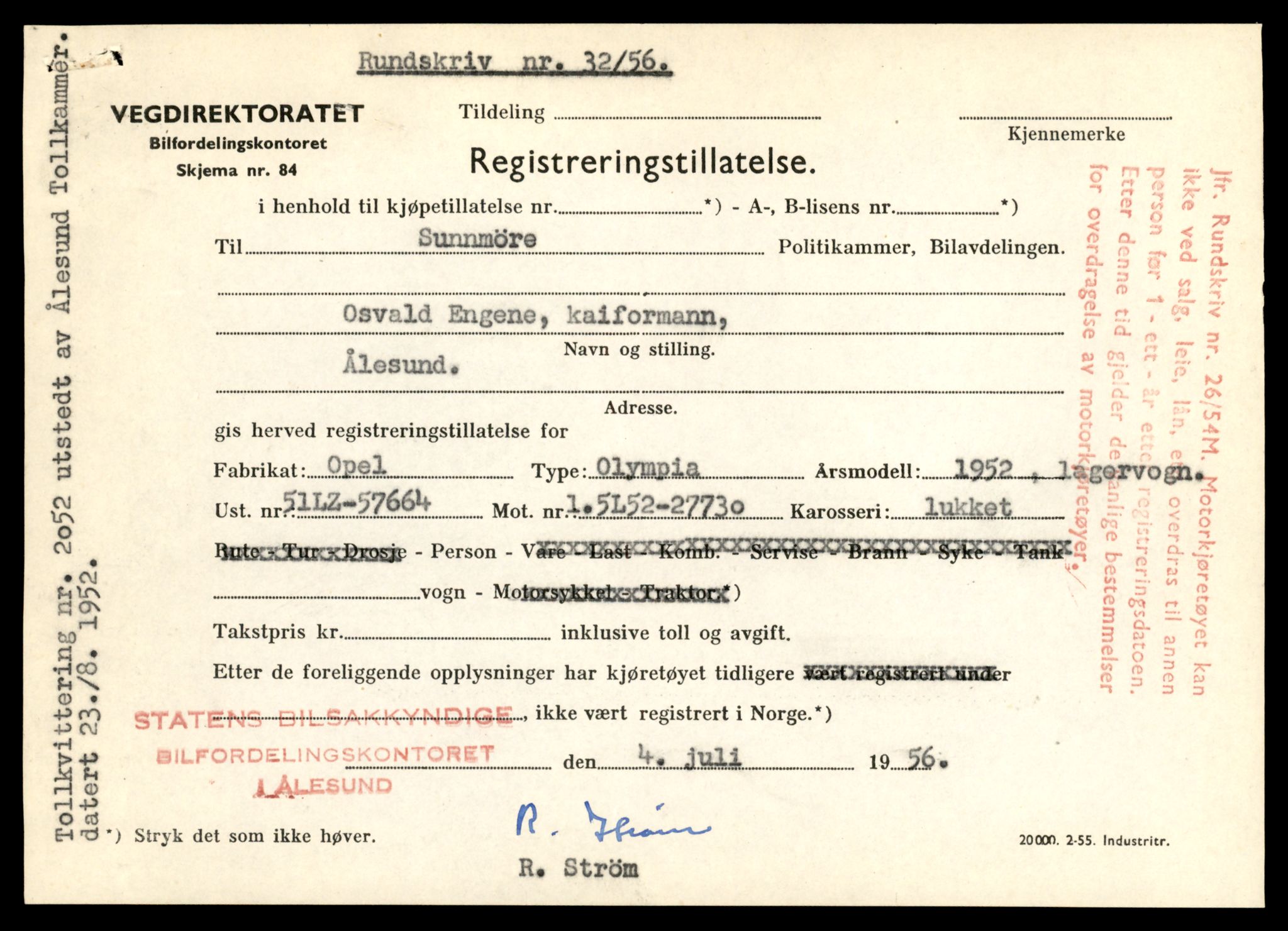 Møre og Romsdal vegkontor - Ålesund trafikkstasjon, AV/SAT-A-4099/F/Fe/L0045: Registreringskort for kjøretøy T 14320 - T 14444, 1927-1998, p. 2207
