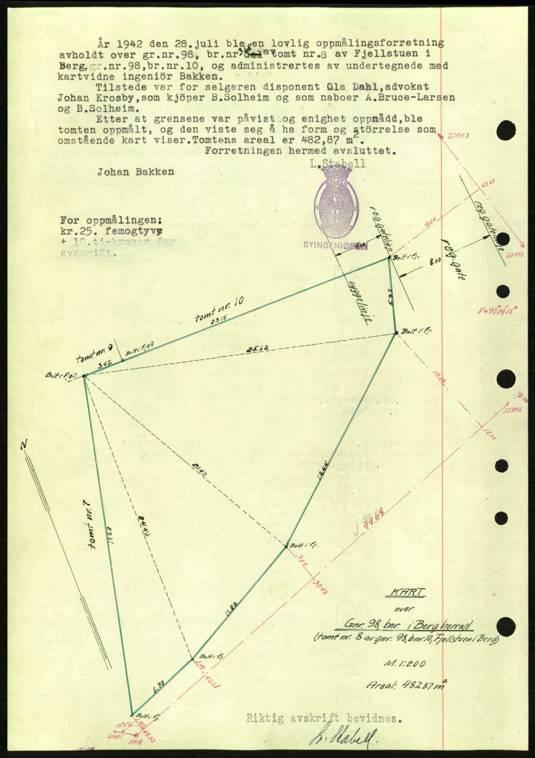 Idd og Marker sorenskriveri, AV/SAO-A-10283/G/Gb/Gbb/L0005: Mortgage book no. A5, 1941-1943, Diary no: : 23/1943