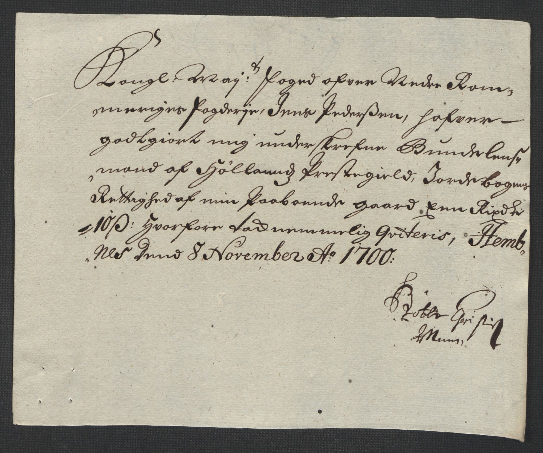 Rentekammeret inntil 1814, Reviderte regnskaper, Fogderegnskap, AV/RA-EA-4092/R11/L0583: Fogderegnskap Nedre Romerike, 1700, p. 254