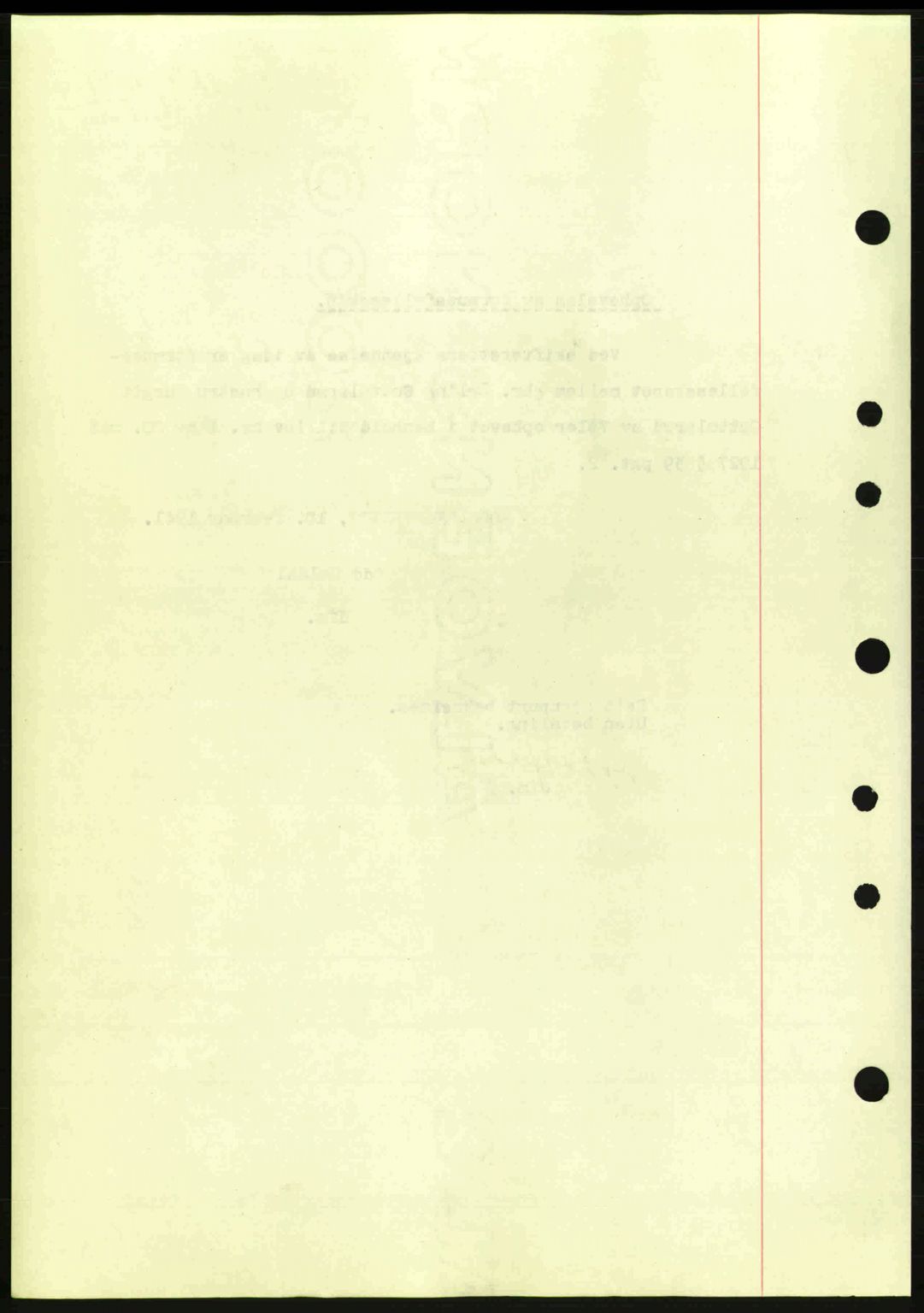 Moss sorenskriveri, SAO/A-10168: Mortgage book no. B10, 1940-1941, Diary no: : 327/1941