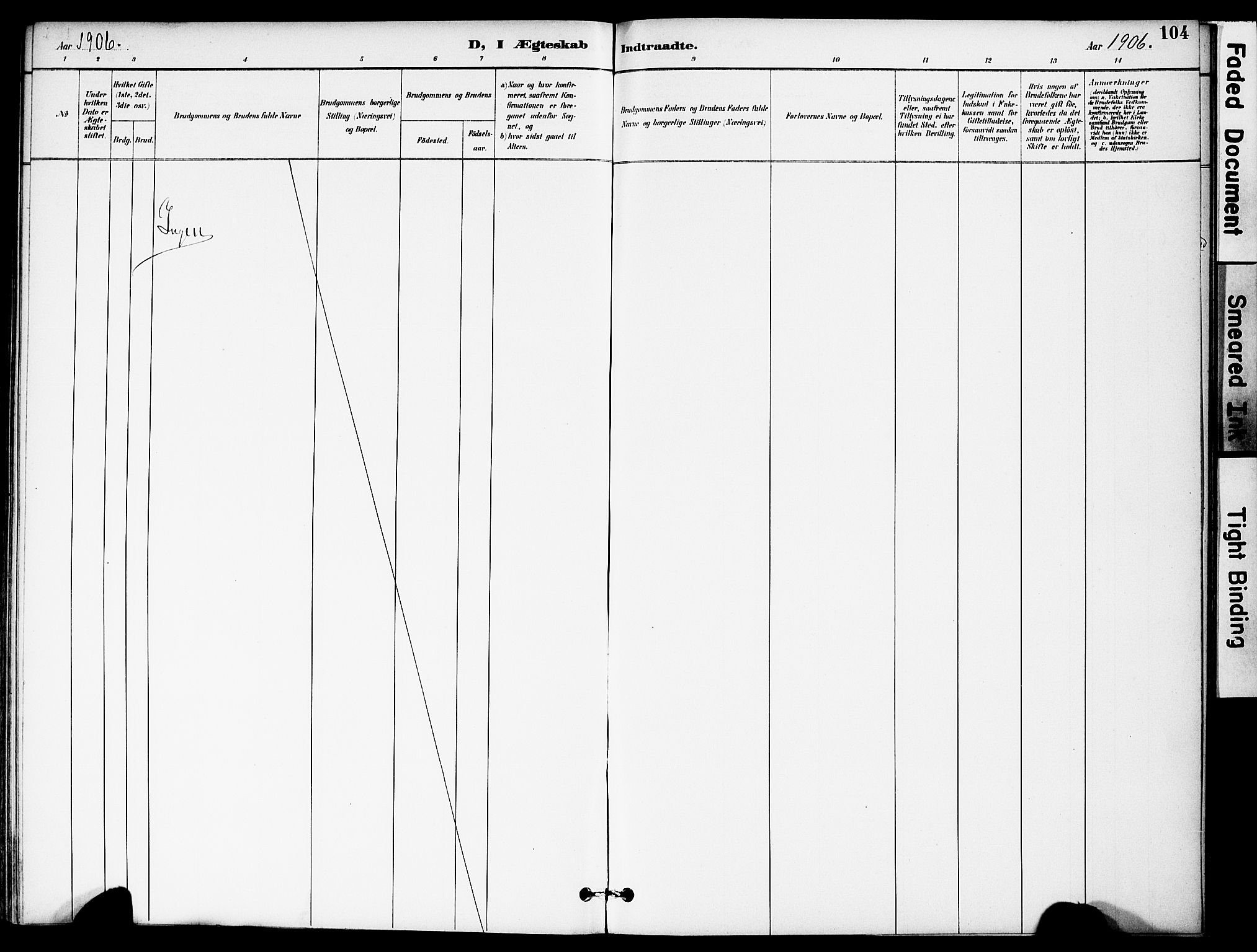 Austre Moland sokneprestkontor, SAK/1111-0001/F/Fa/Fab/L0002: Parish register (official) no. A 2, 1894-1919, p. 104