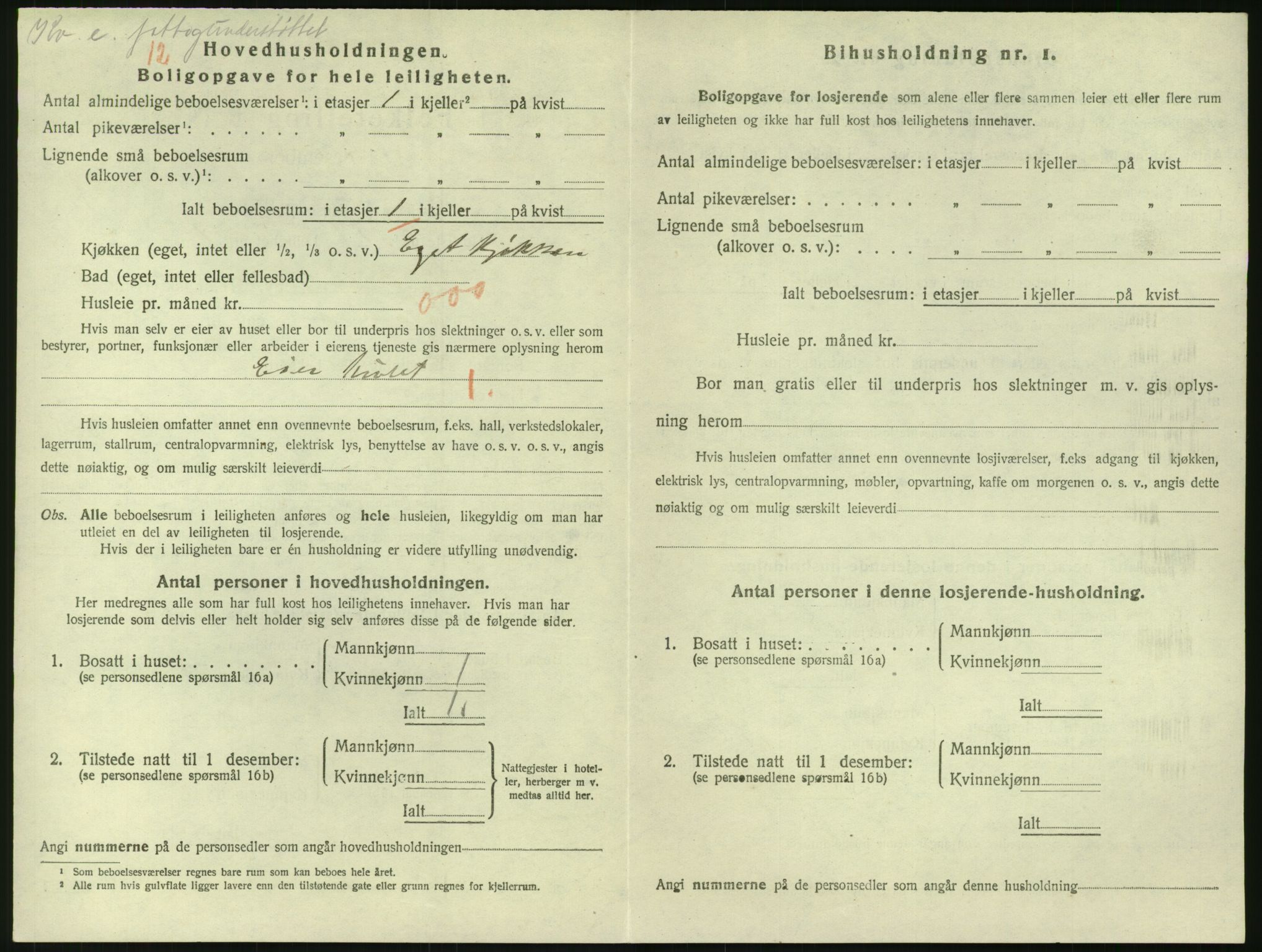 SAK, 1920 census for Risør, 1920, p. 2394