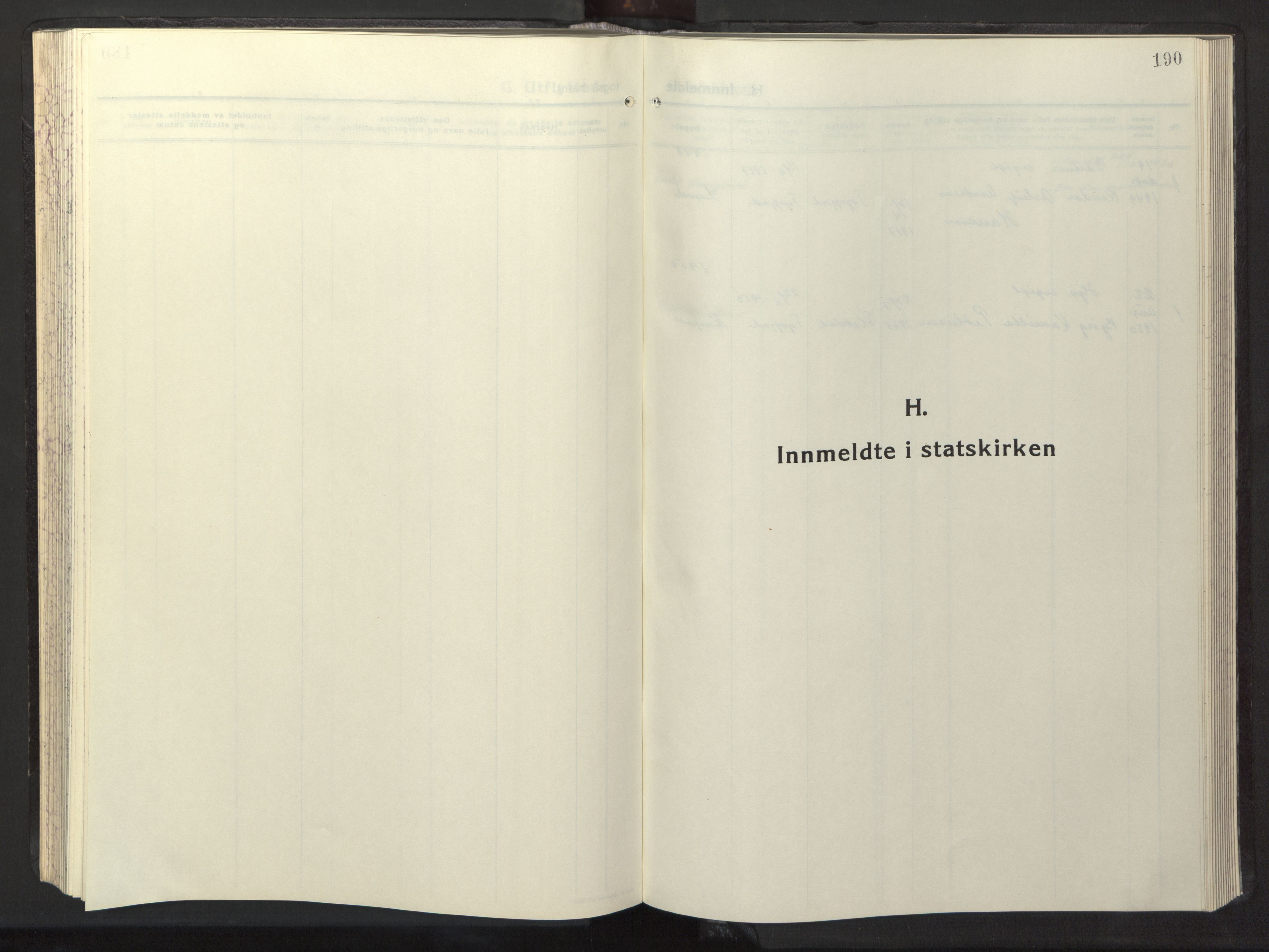 Ministerialprotokoller, klokkerbøker og fødselsregistre - Nordland, SAT/A-1459/861/L0882: Parish register (copy) no. 861C08, 1945-1950, p. 190
