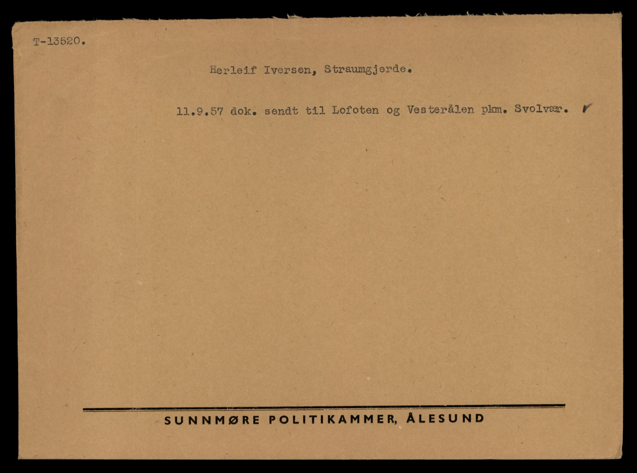 Møre og Romsdal vegkontor - Ålesund trafikkstasjon, AV/SAT-A-4099/F/Fe/L0039: Registreringskort for kjøretøy T 13361 - T 13530, 1927-1998, p. 2819