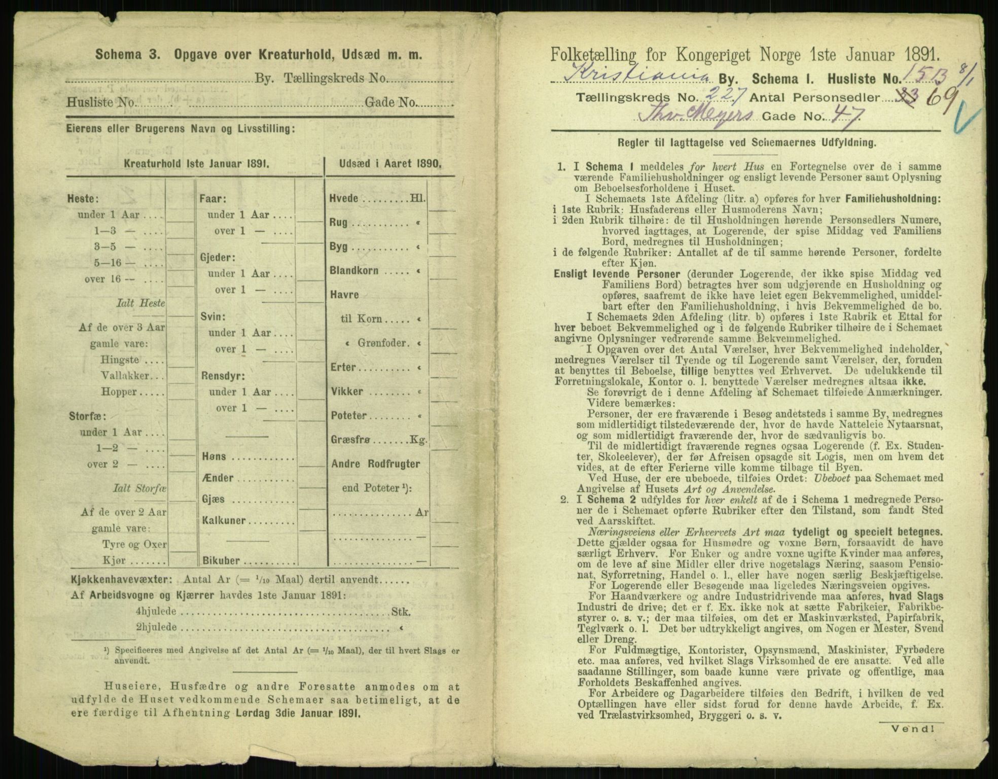 RA, 1891 census for 0301 Kristiania, 1891, p. 138507