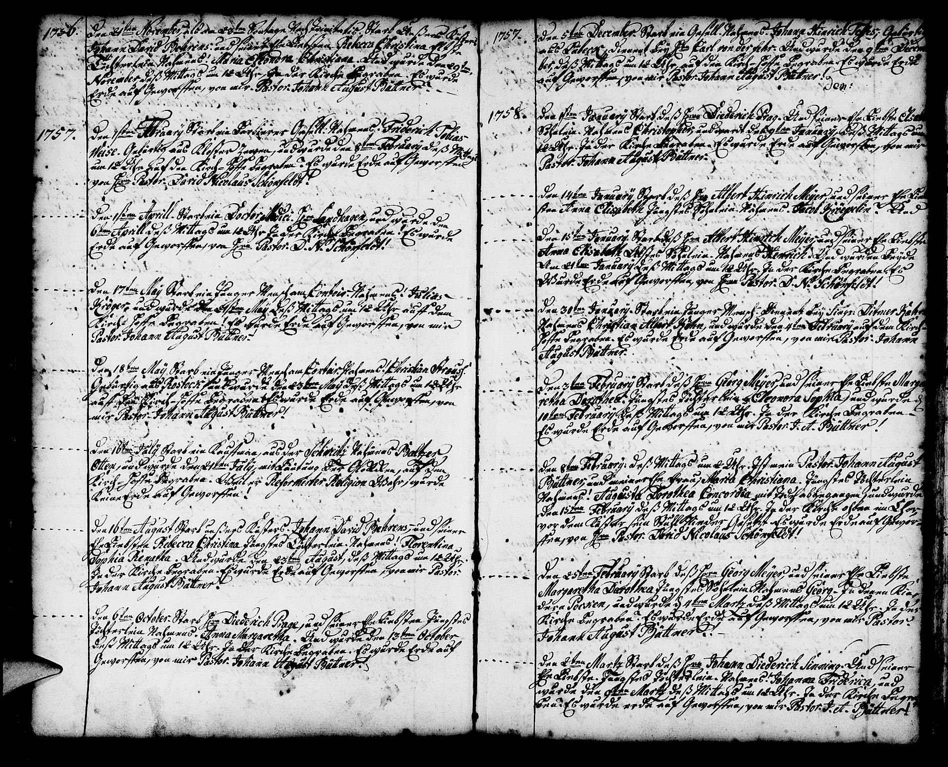 Mariakirken Sokneprestembete, SAB/A-76901/H/Haa/L0002: Parish register (official) no. A 2, 1748-1807, p. 99