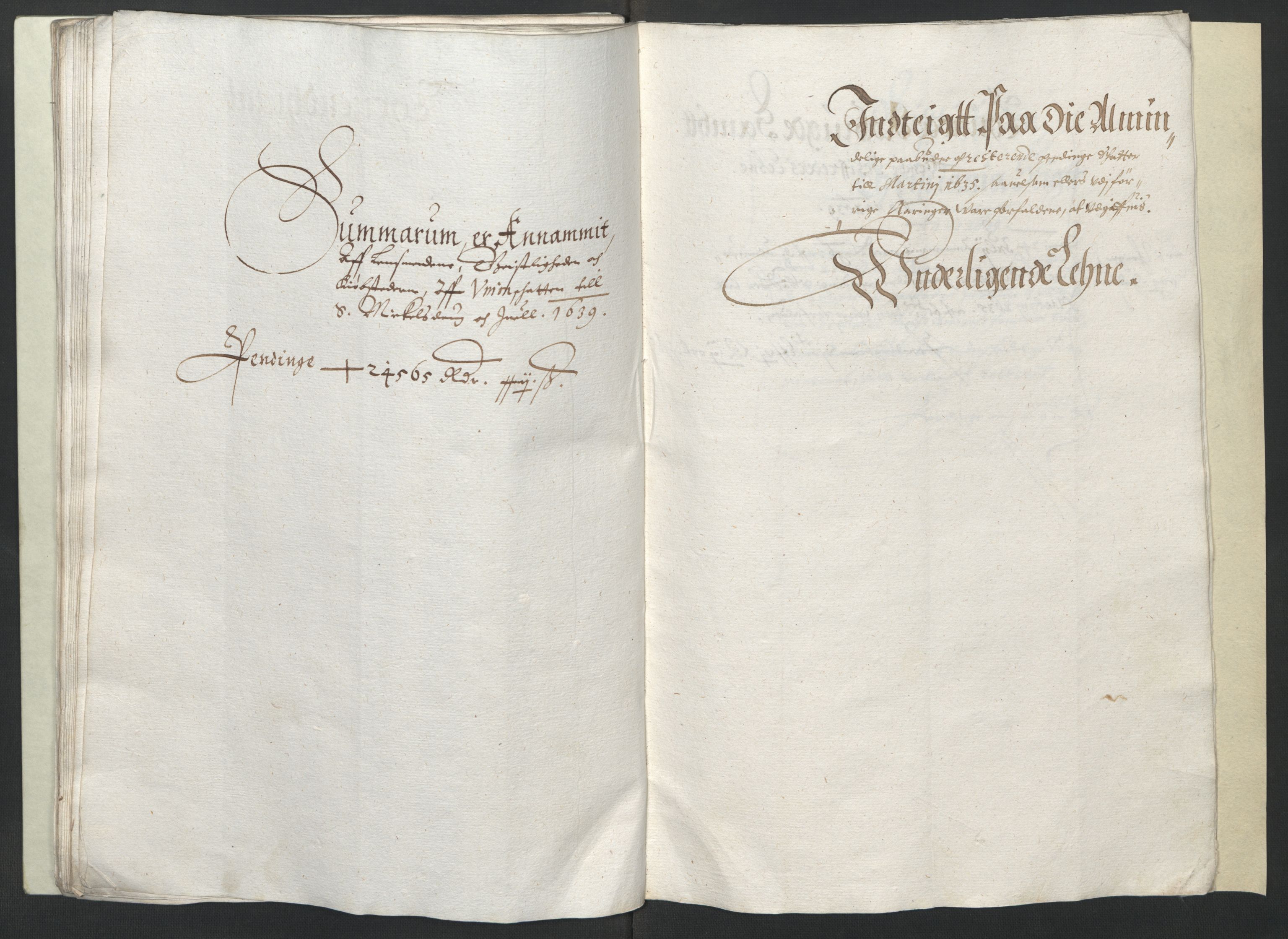 Rentekammeret inntil 1814, Reviderte regnskaper, Lensregnskaper, AV/RA-EA-5023/R/Rb/Rba/L0147: Akershus len, 1639-1640