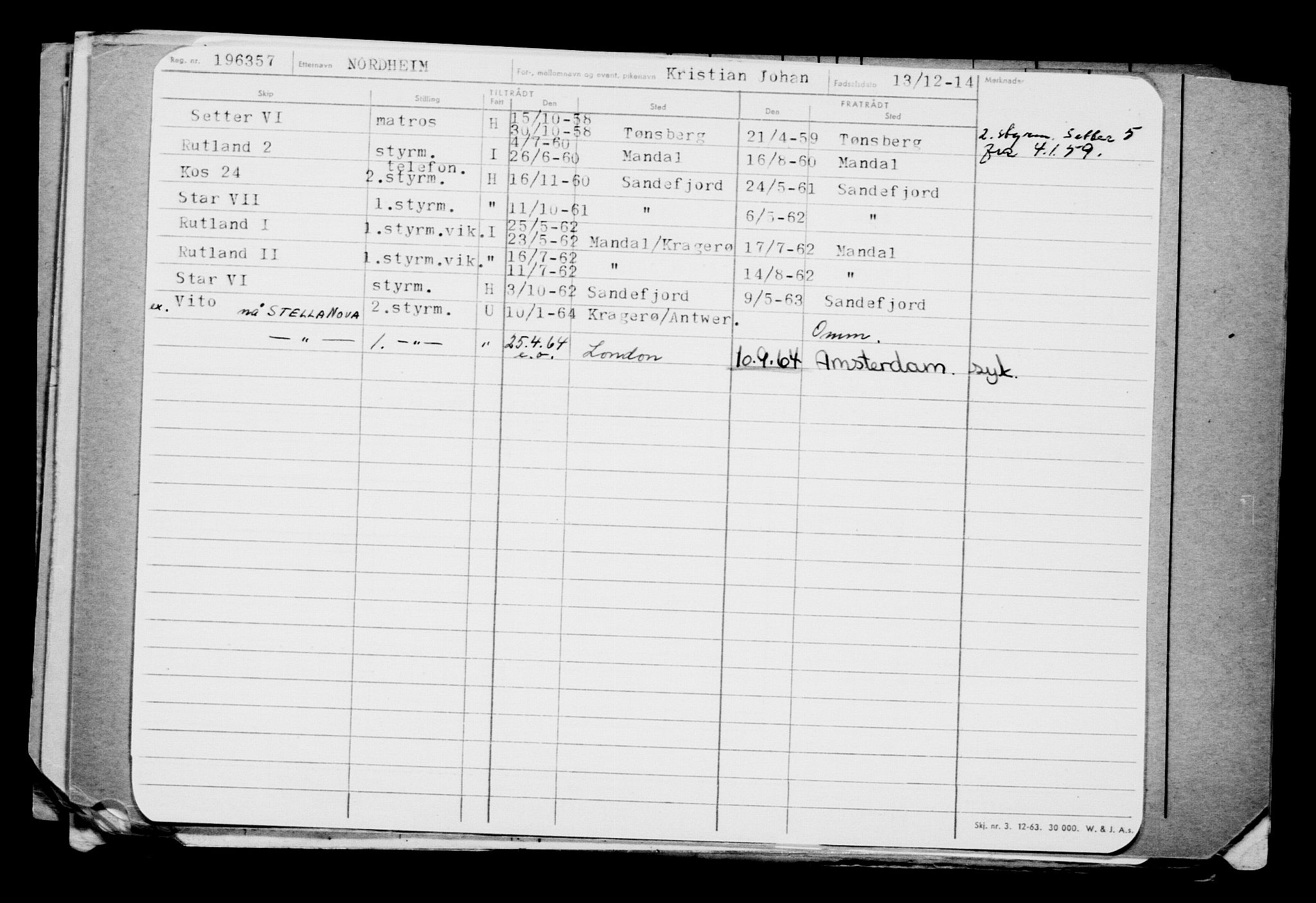 Direktoratet for sjømenn, AV/RA-S-3545/G/Gb/L0125: Hovedkort, 1914, p. 686