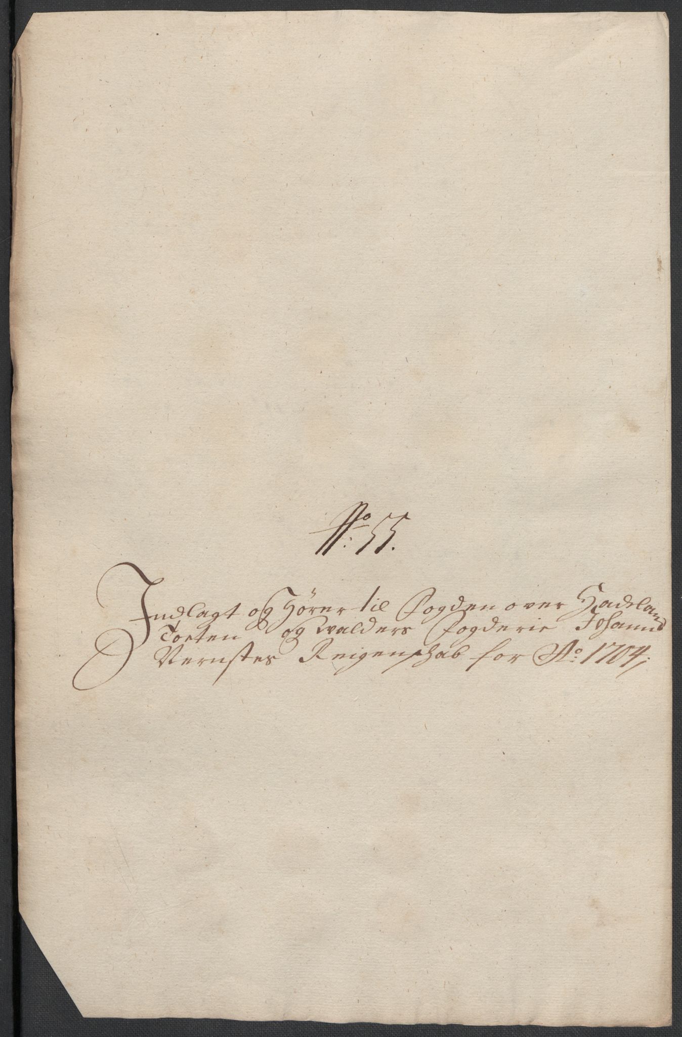 Rentekammeret inntil 1814, Reviderte regnskaper, Fogderegnskap, AV/RA-EA-4092/R18/L1302: Fogderegnskap Hadeland, Toten og Valdres, 1704, p. 494