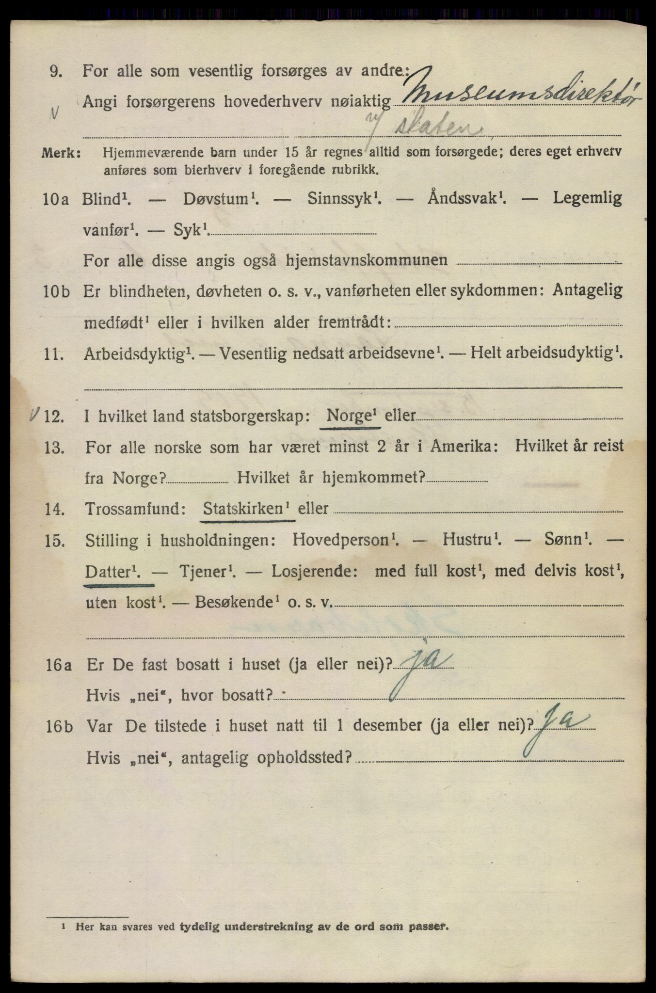 SAO, 1920 census for Kristiania, 1920, p. 536196