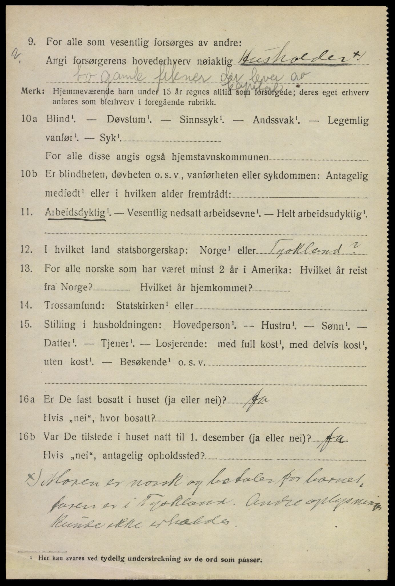SAO, 1920 census for Blaker, 1920, p. 2018