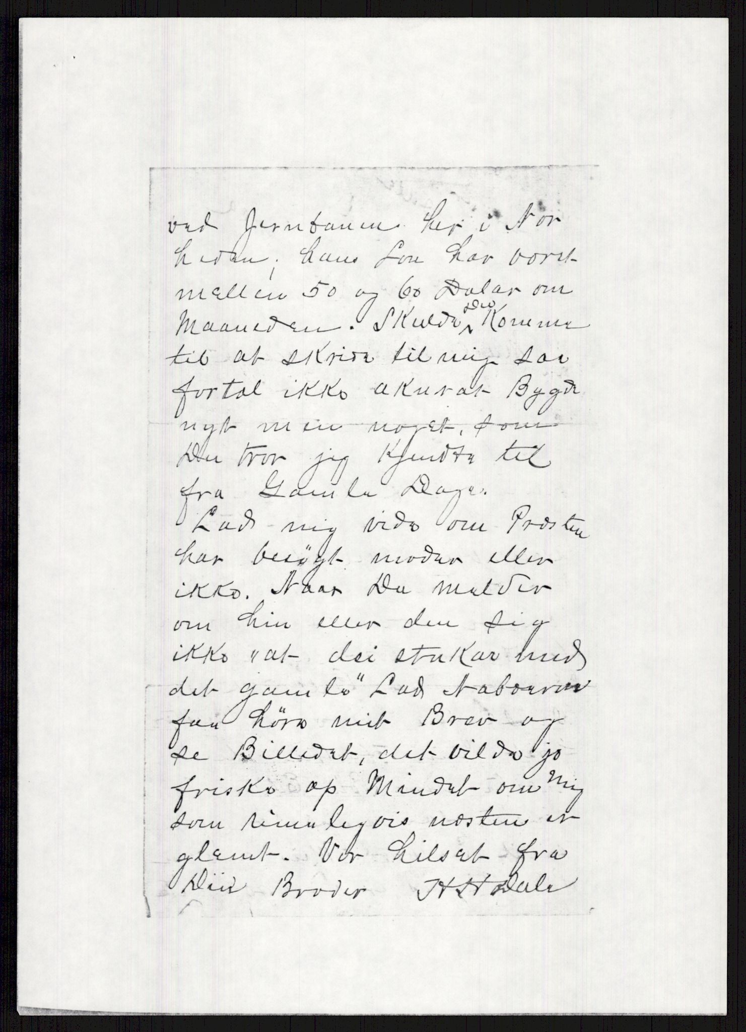 Samlinger til kildeutgivelse, Amerikabrevene, AV/RA-EA-4057/F/L0024: Innlån fra Telemark: Gunleiksrud - Willard, 1838-1914, p. 249