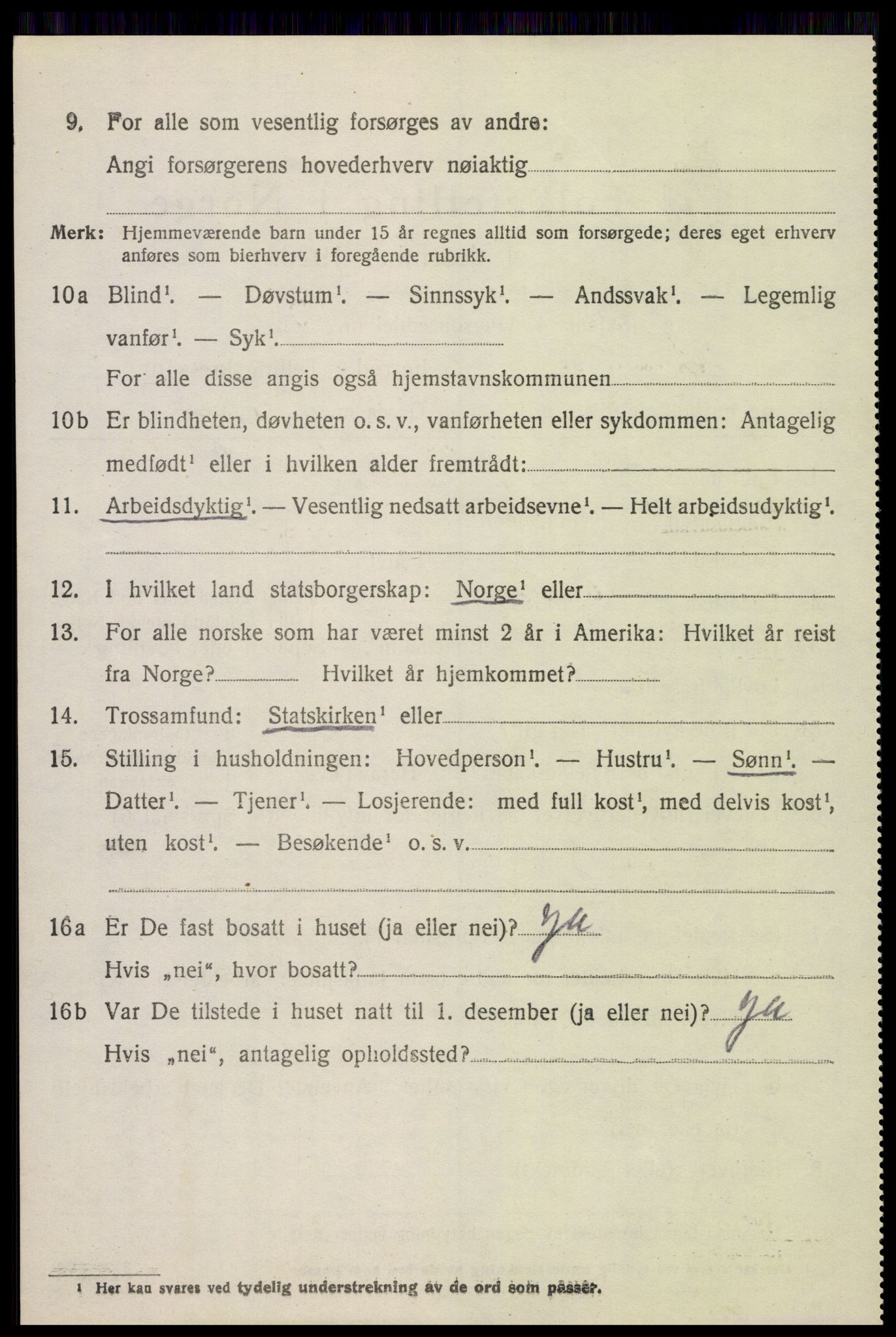 SAH, 1920 census for Gran, 1920, p. 5147