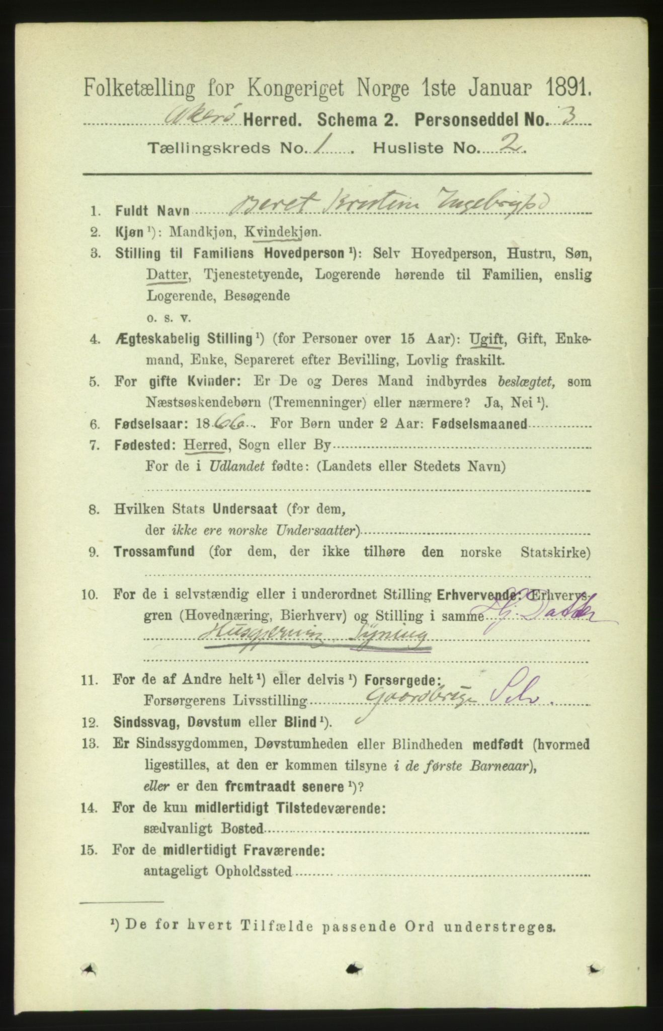 RA, 1891 census for 1545 Aukra, 1891, p. 104