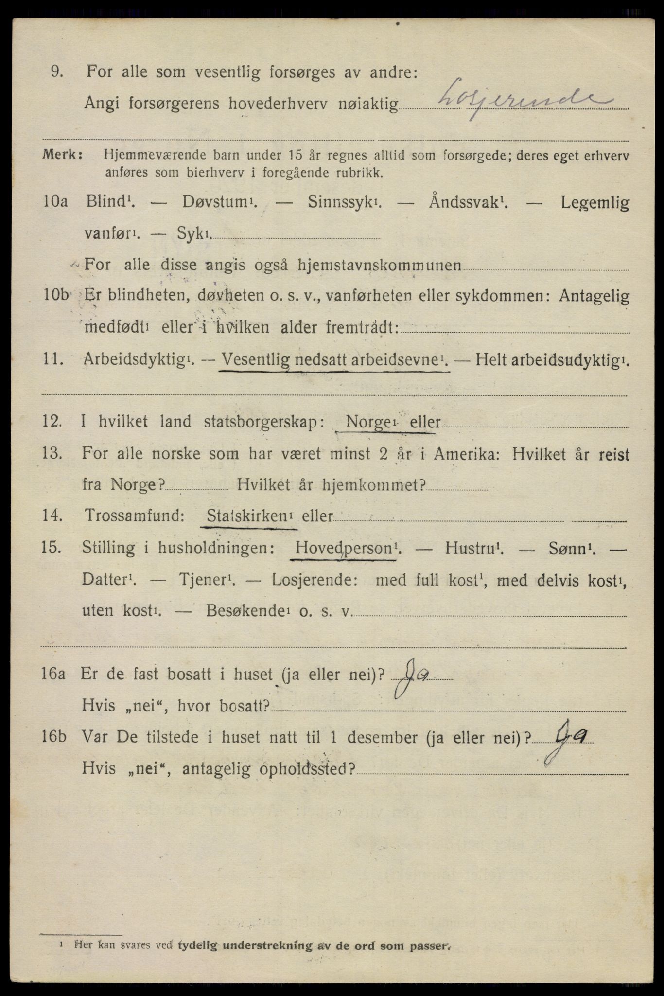 SAO, 1920 census for Aker, 1920, p. 99495