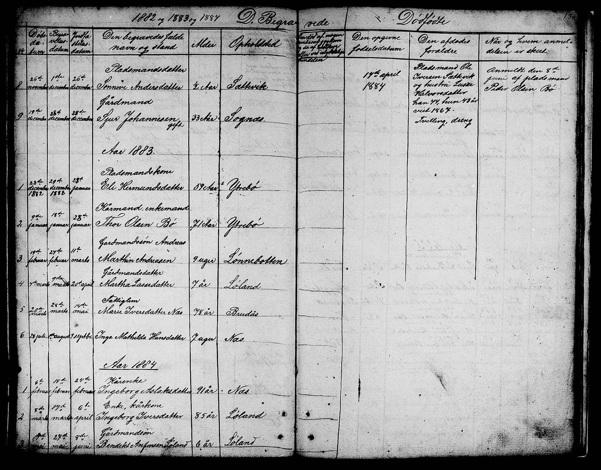 Hyllestad sokneprestembete, SAB/A-80401: Parish register (copy) no. B 1, 1854-1889, p. 136