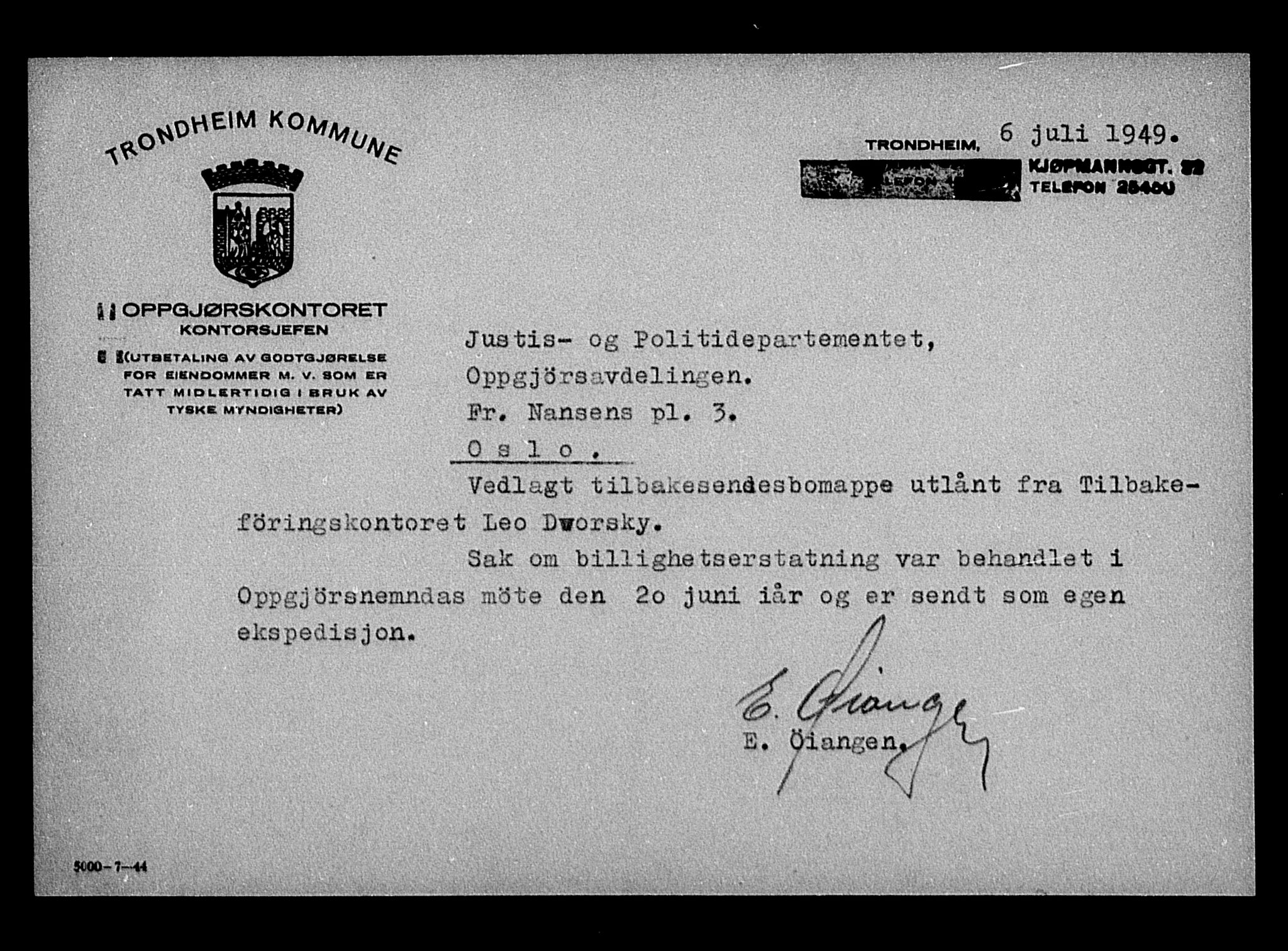 Justisdepartementet, Tilbakeføringskontoret for inndratte formuer, AV/RA-S-1564/H/Hc/Hca/L0894: --, 1945-1947, p. 532