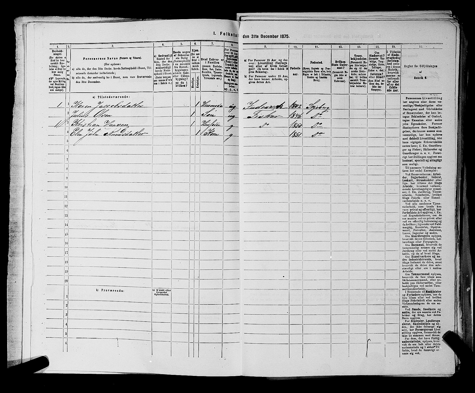 RA, 1875 census for 0115P Skjeberg, 1875, p. 40