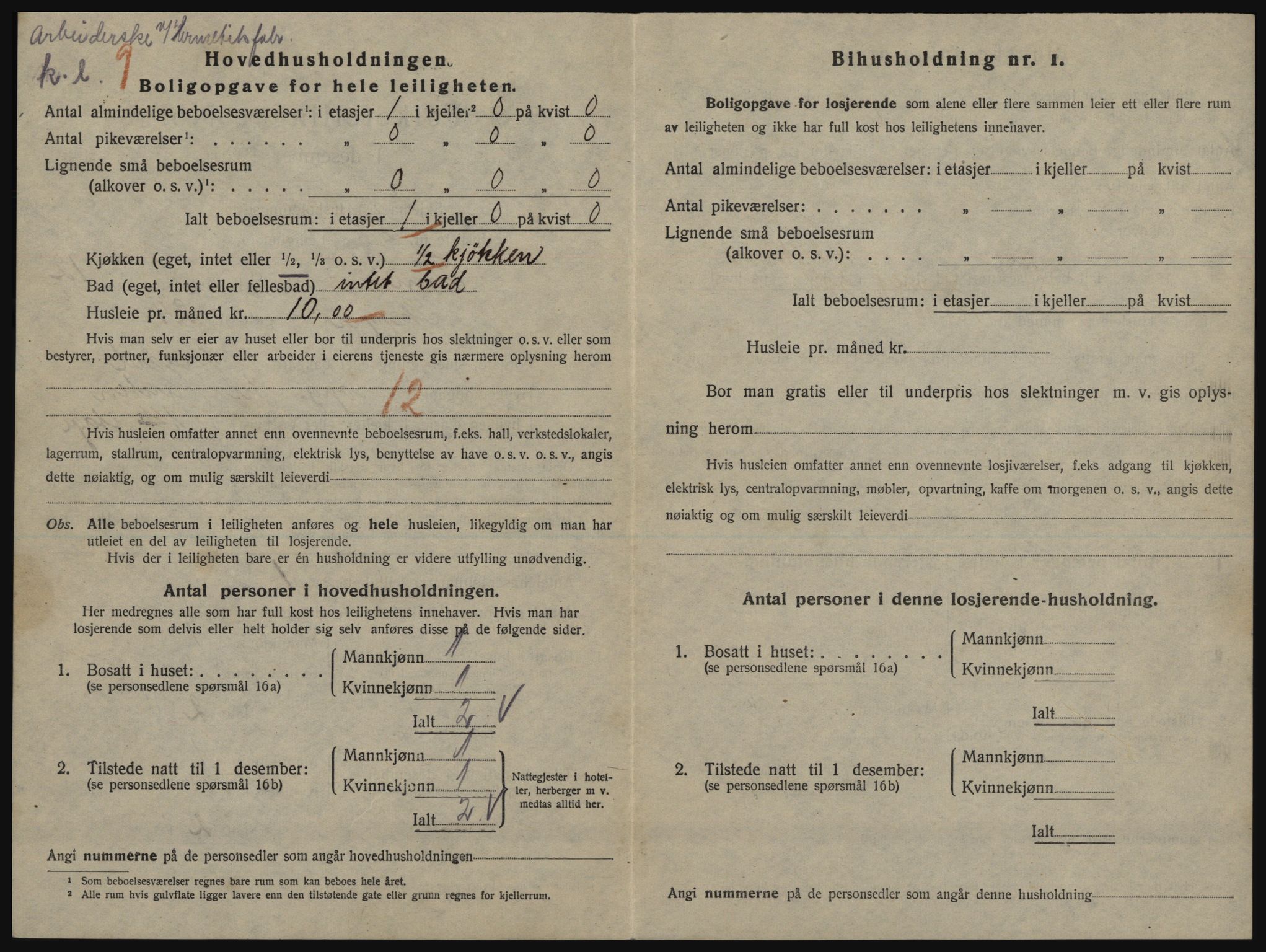 SATØ, 1920 census for Tromsø, 1920, p. 6000