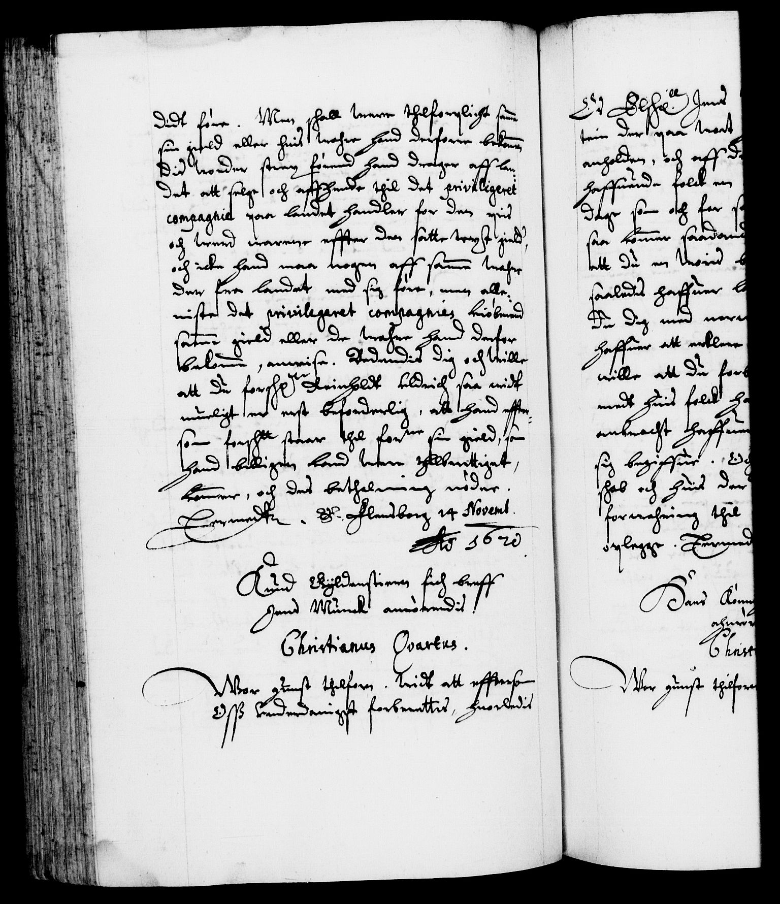 Danske Kanselli 1572-1799, AV/RA-EA-3023/F/Fc/Fca/Fcab/L0004: Norske tegnelser (mikrofilm), 1617-1627, p. 187b