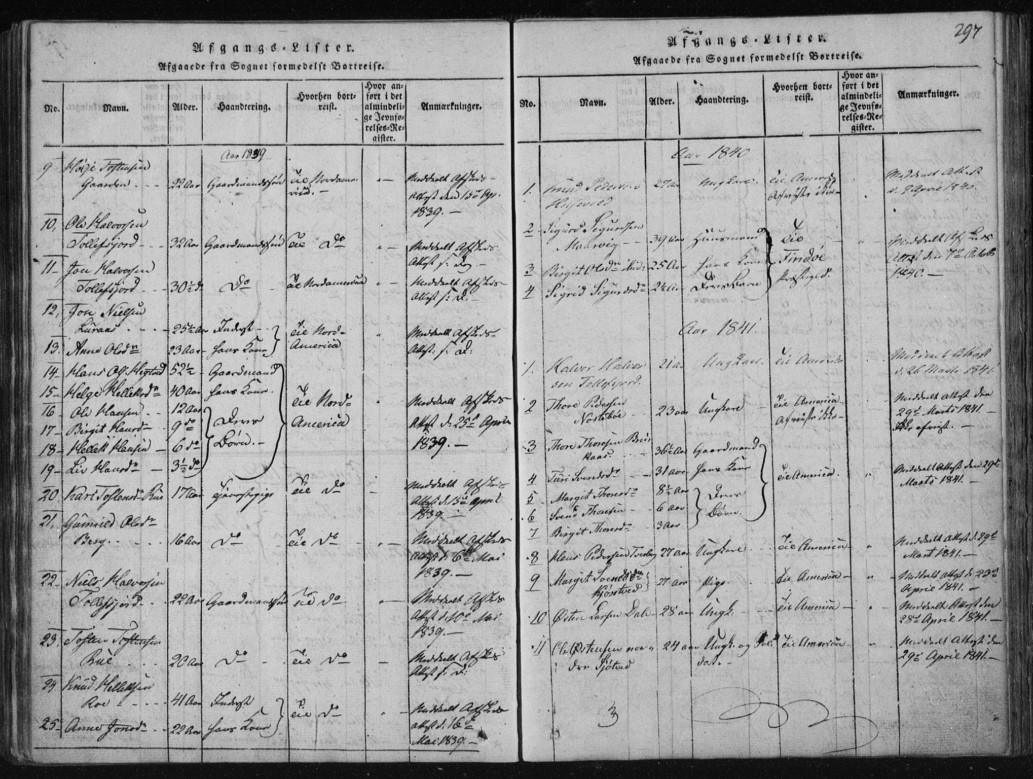 Tinn kirkebøker, SAKO/A-308/F/Fa/L0004: Parish register (official) no. I 4, 1815-1843, p. 296b-297a