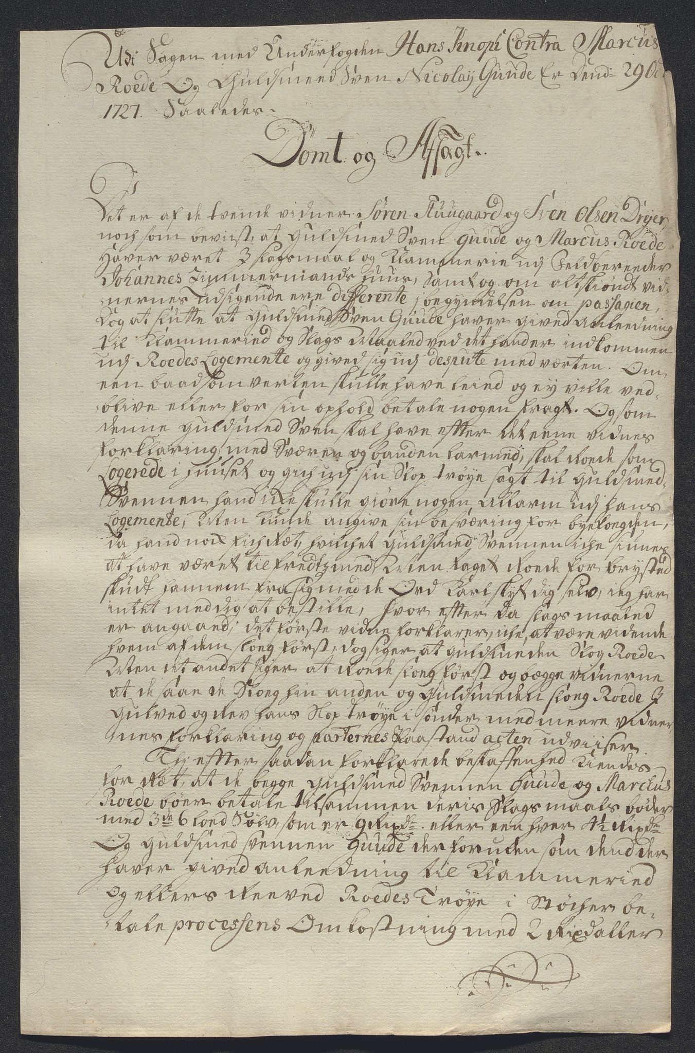 Rentekammeret inntil 1814, Reviderte regnskaper, Byregnskaper, RA/EA-4066/R/Rm/L0286: [M19] Sikt og sakefall, 1719-1727, p. 622