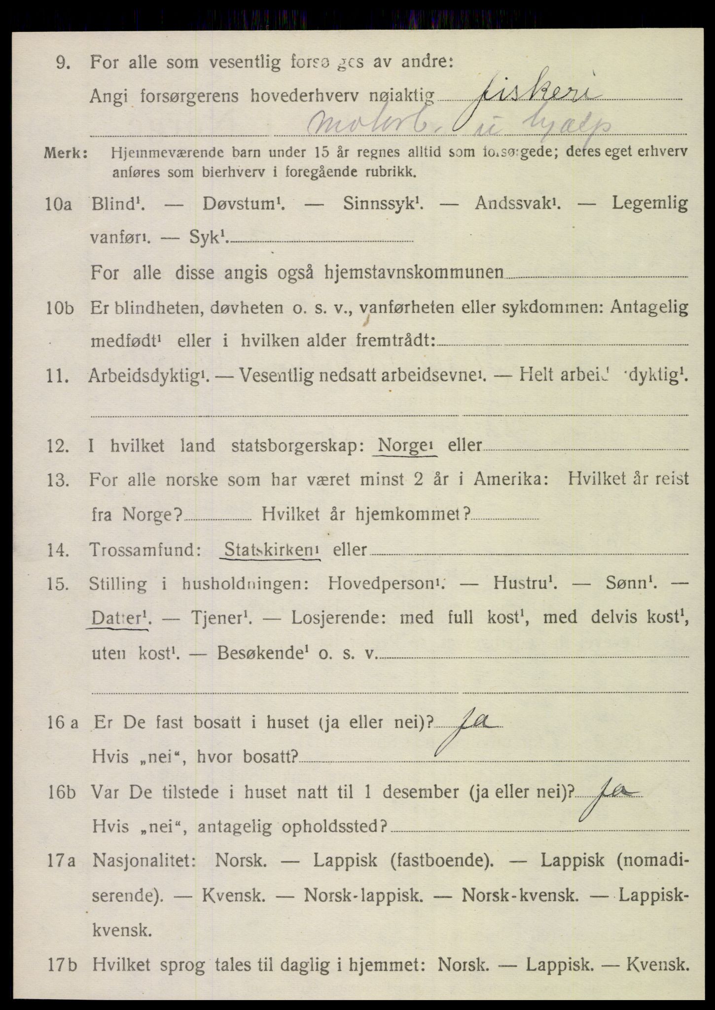 SAT, 1920 census for Herøy, 1920, p. 5603