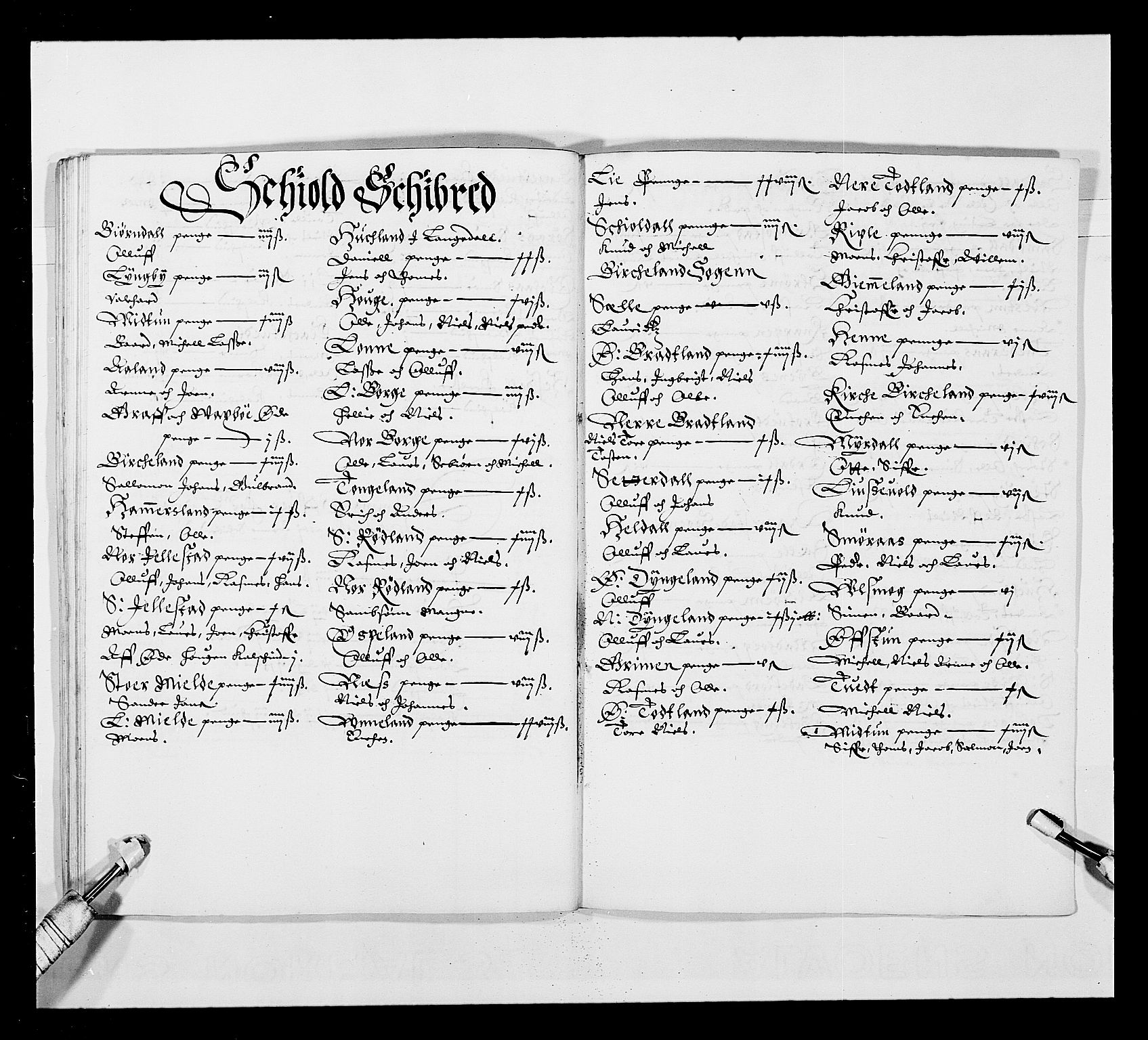 Stattholderembetet 1572-1771, RA/EA-2870/Ek/L0024/0002: Jordebøker 1633-1658: / Jordebøker for Bergenhus len, 1644-1645, p. 38