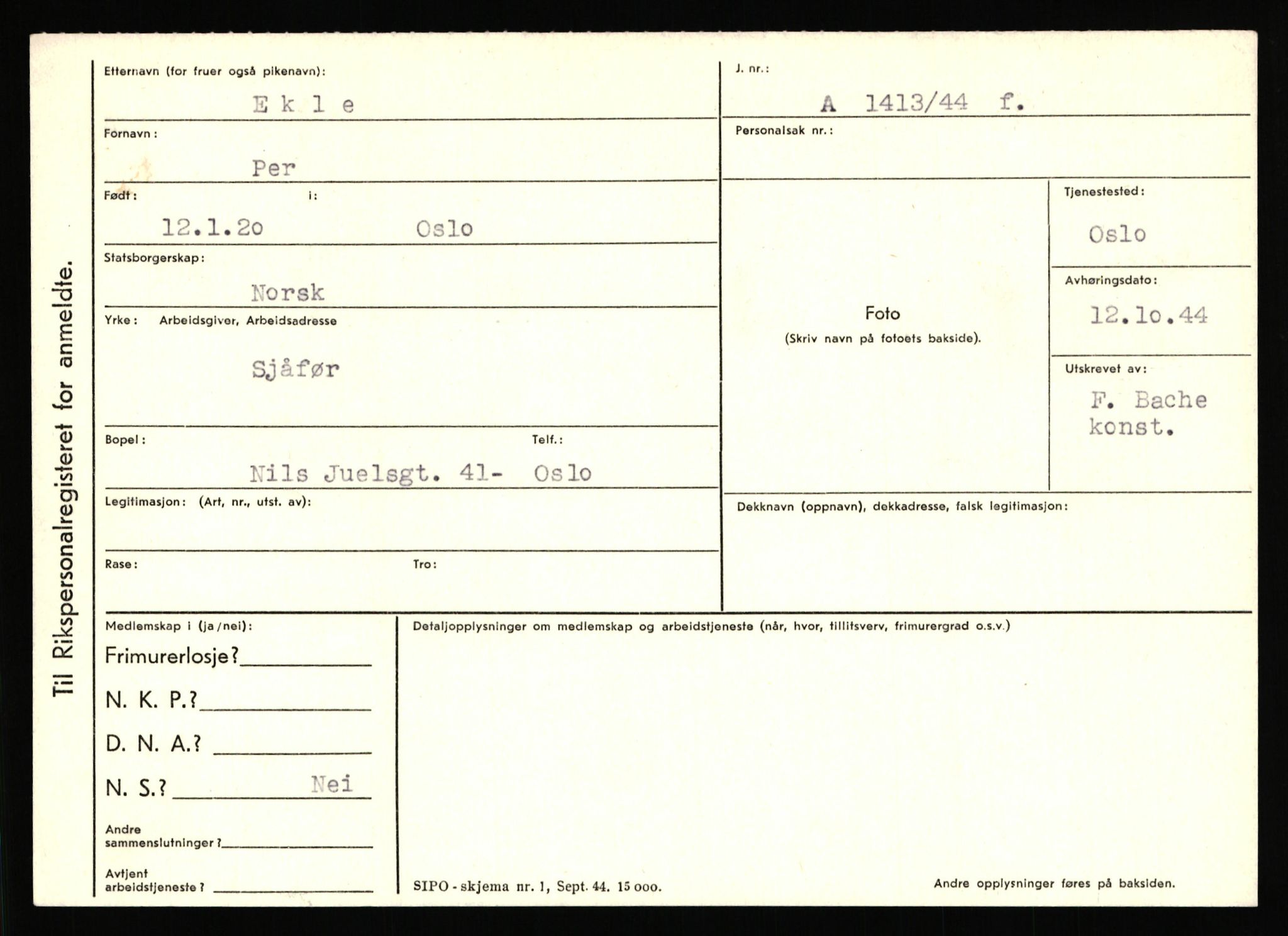 Statspolitiet - Hovedkontoret / Osloavdelingen, AV/RA-S-1329/C/Ca/L0004: Eid - funn av gjenstander	, 1943-1945, p. 447