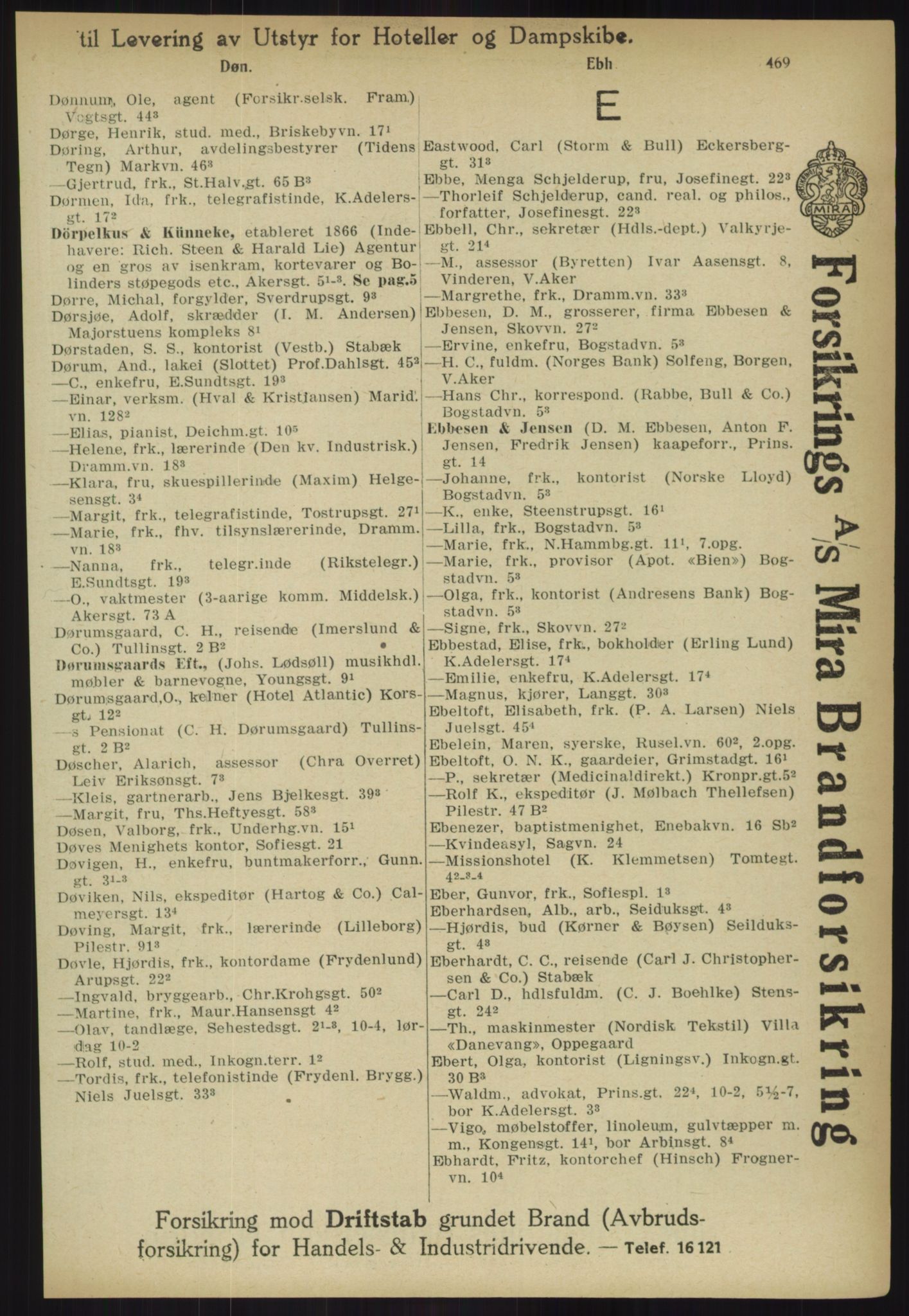 Kristiania/Oslo adressebok, PUBL/-, 1918, p. 494