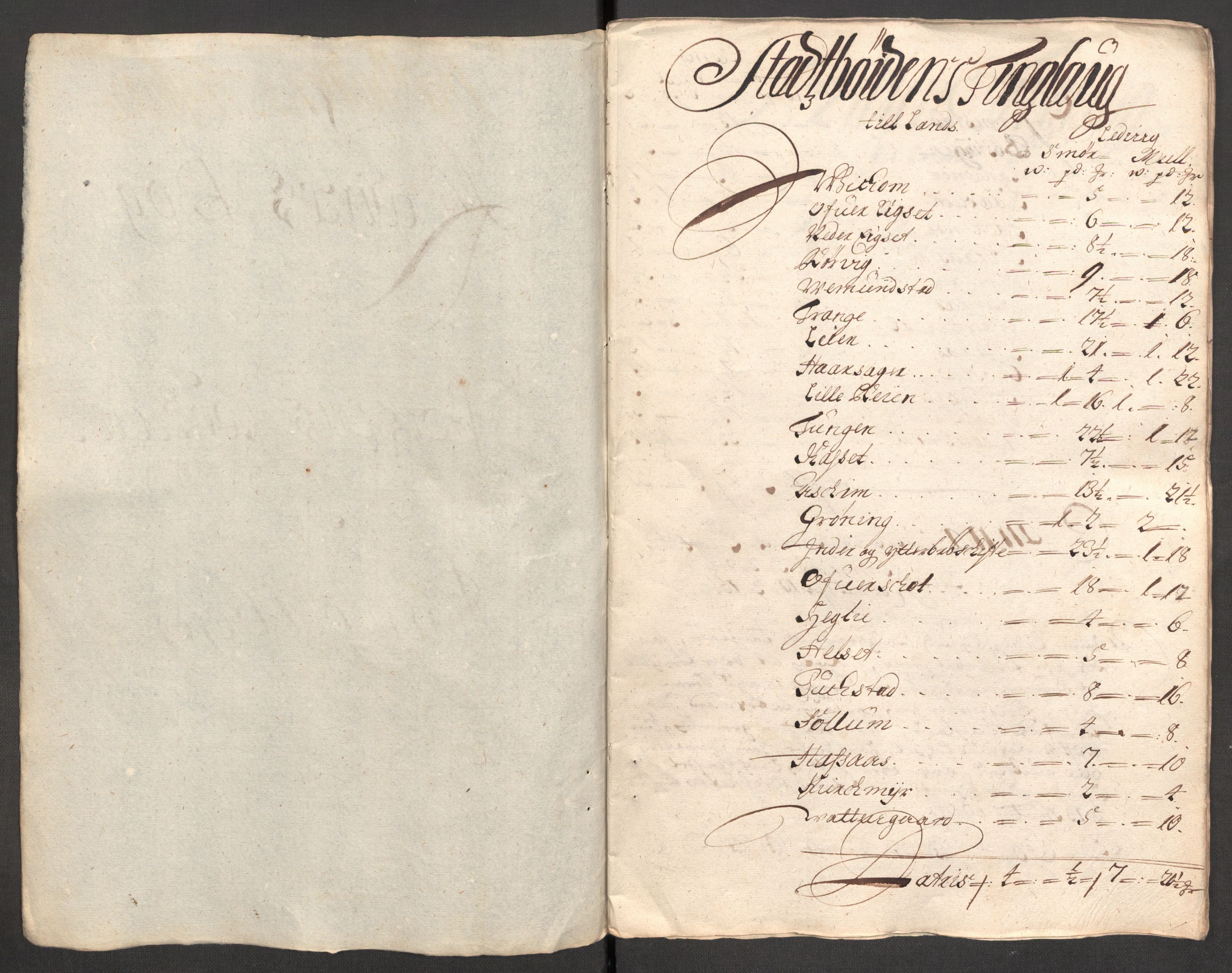 Rentekammeret inntil 1814, Reviderte regnskaper, Fogderegnskap, RA/EA-4092/R57/L3853: Fogderegnskap Fosen, 1698-1699, p. 209