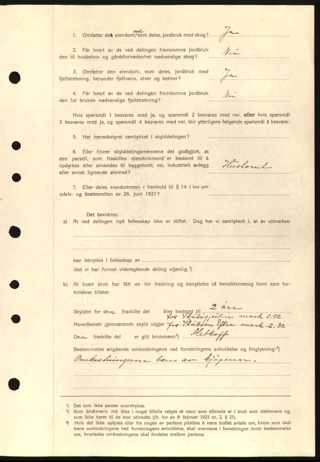 Romsdal sorenskriveri, AV/SAT-A-4149/1/2/2C: Mortgage book no. A1, 1936-1936, Diary no: : 1218/1936