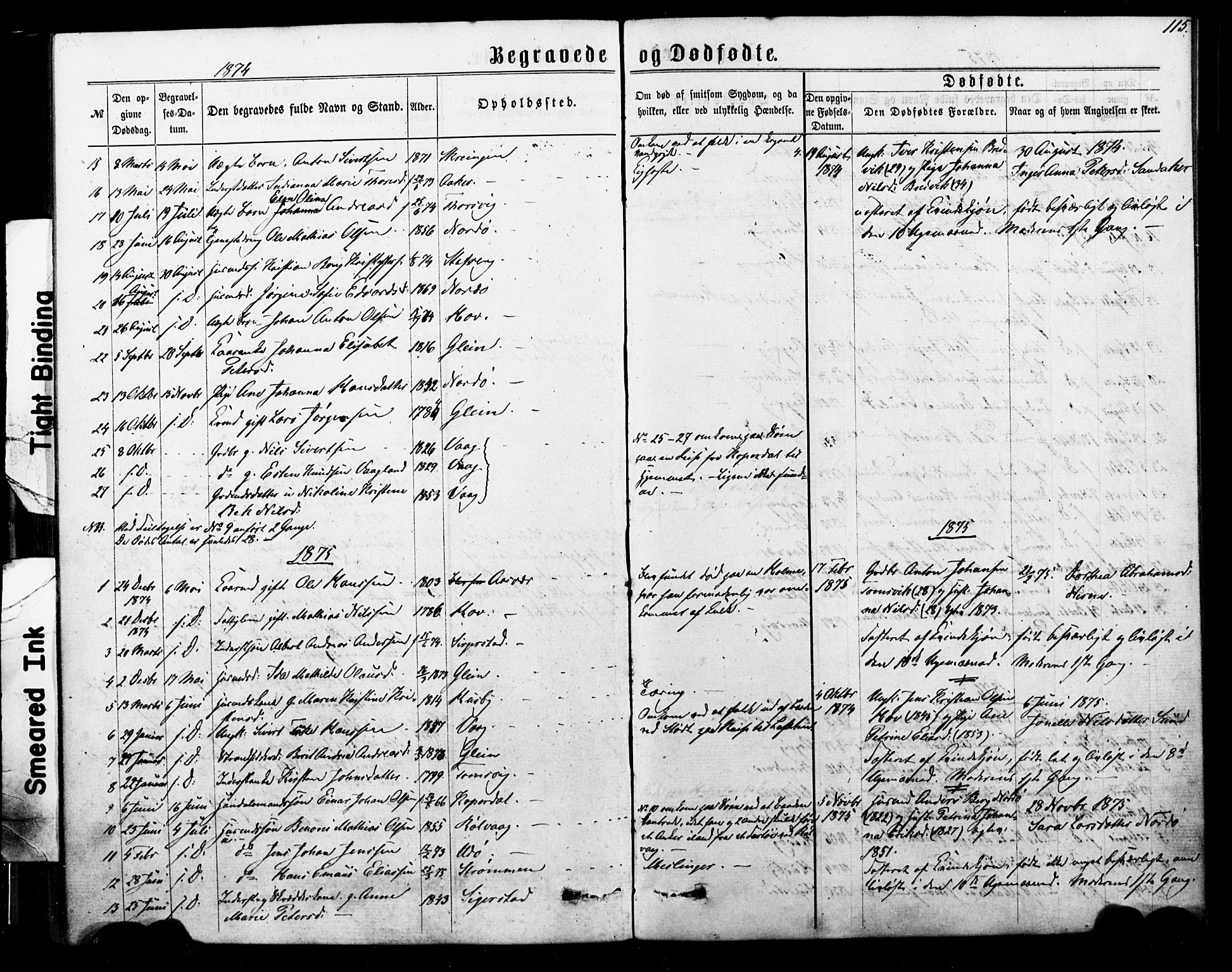 Ministerialprotokoller, klokkerbøker og fødselsregistre - Nordland, SAT/A-1459/835/L0524: Parish register (official) no. 835A02, 1865-1880, p. 115