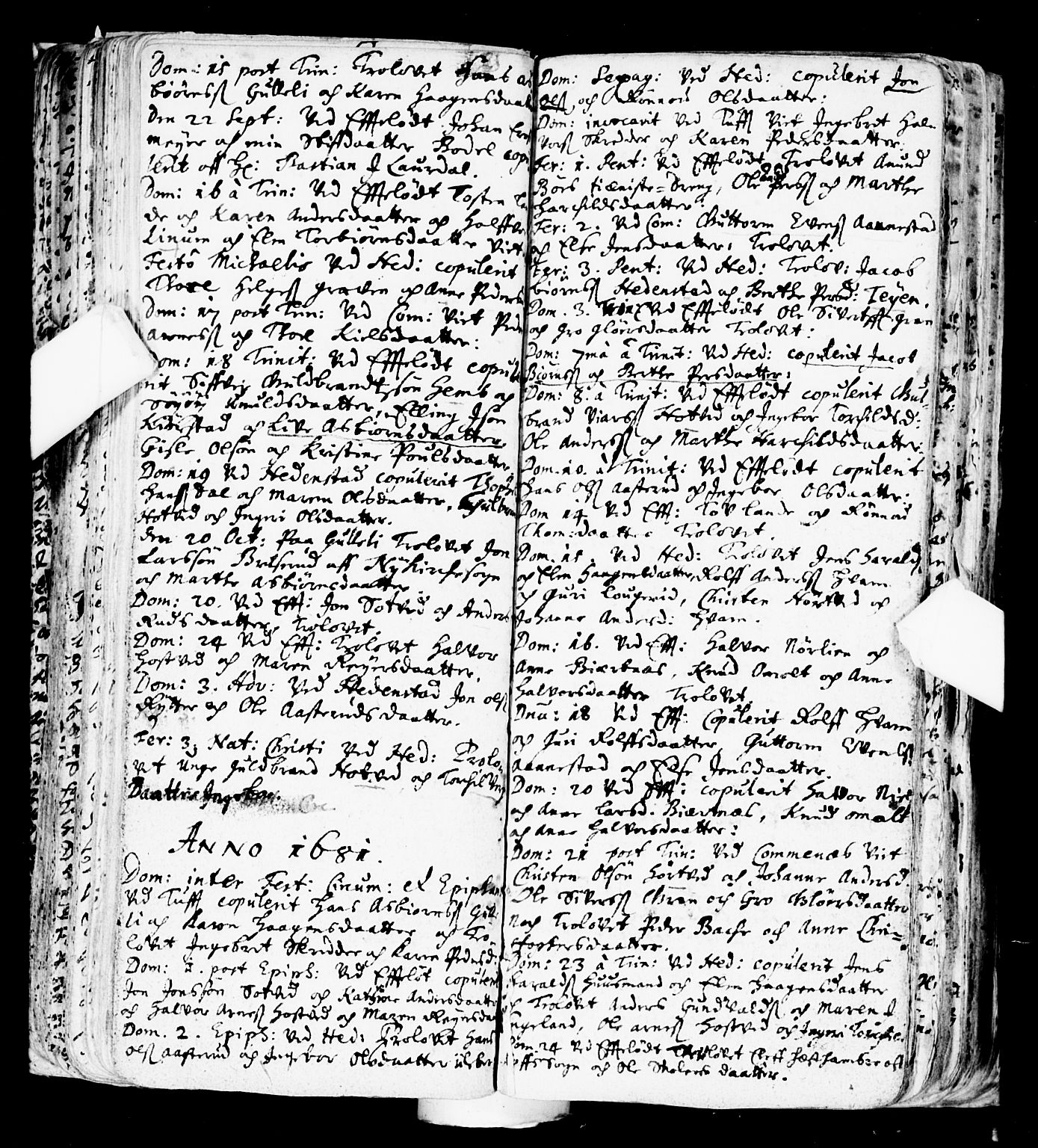 Sandsvær kirkebøker, SAKO/A-244/F/Fa/L0001: Parish register (official) no. I 1, 1665-1725, p. 107