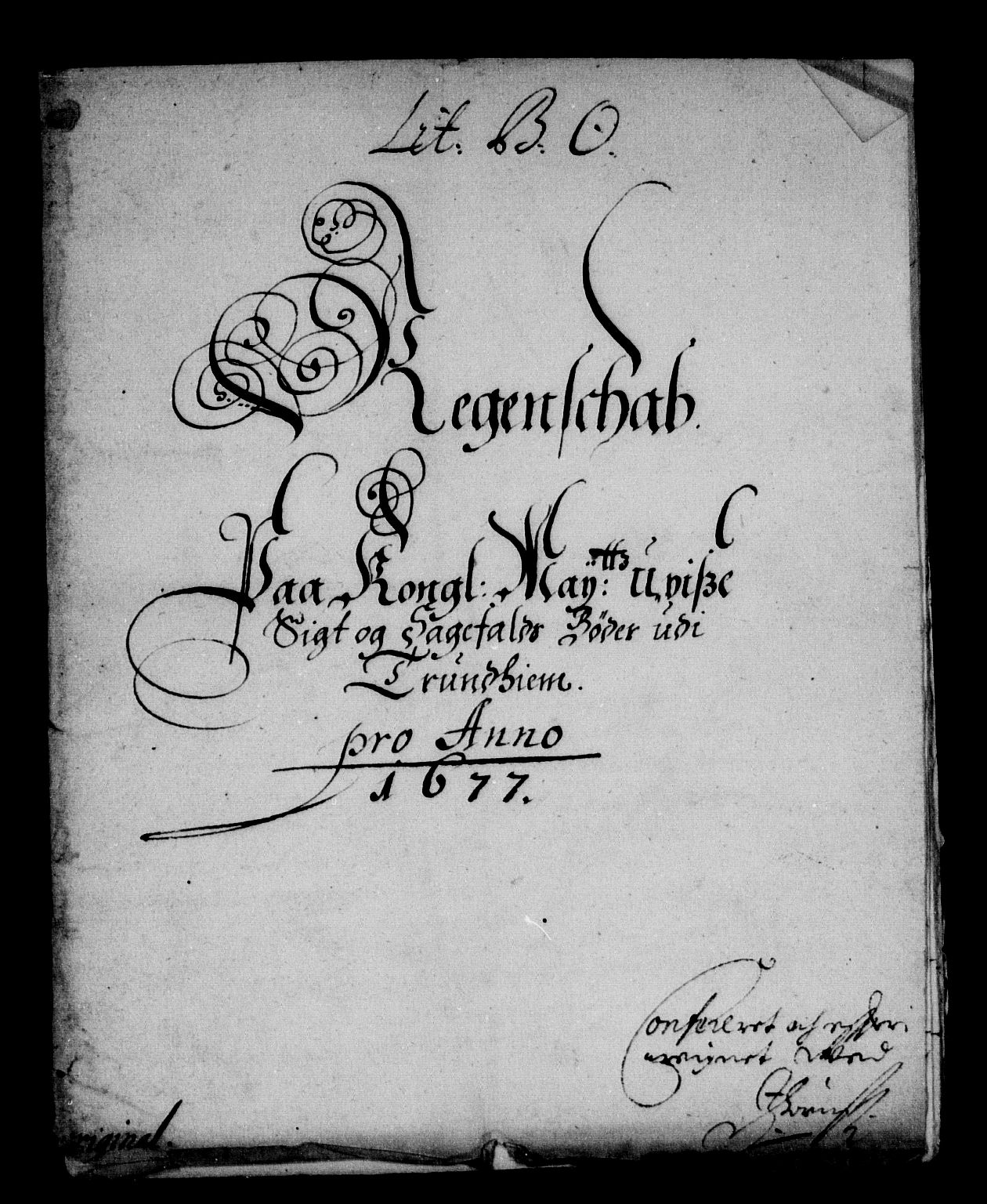 Rentekammeret inntil 1814, Reviderte regnskaper, Stiftamtstueregnskaper, Trondheim stiftamt og Nordland amt, AV/RA-EA-6044/R/Re/L0056: Trondheim stiftamt og Nordland amt, 1675-1679